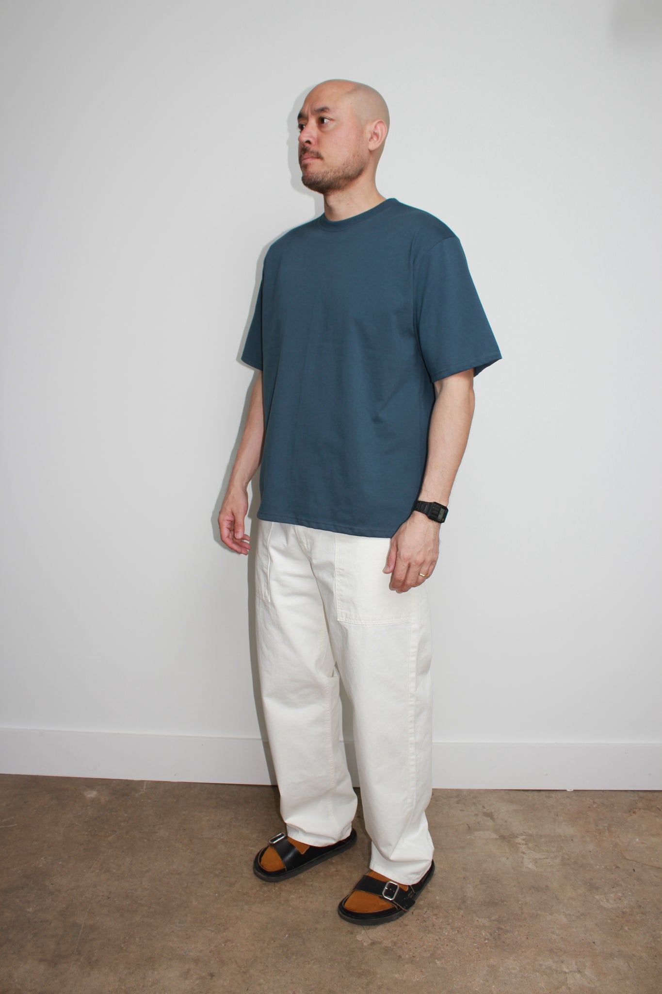 Cliff Cotton Pants in Off white