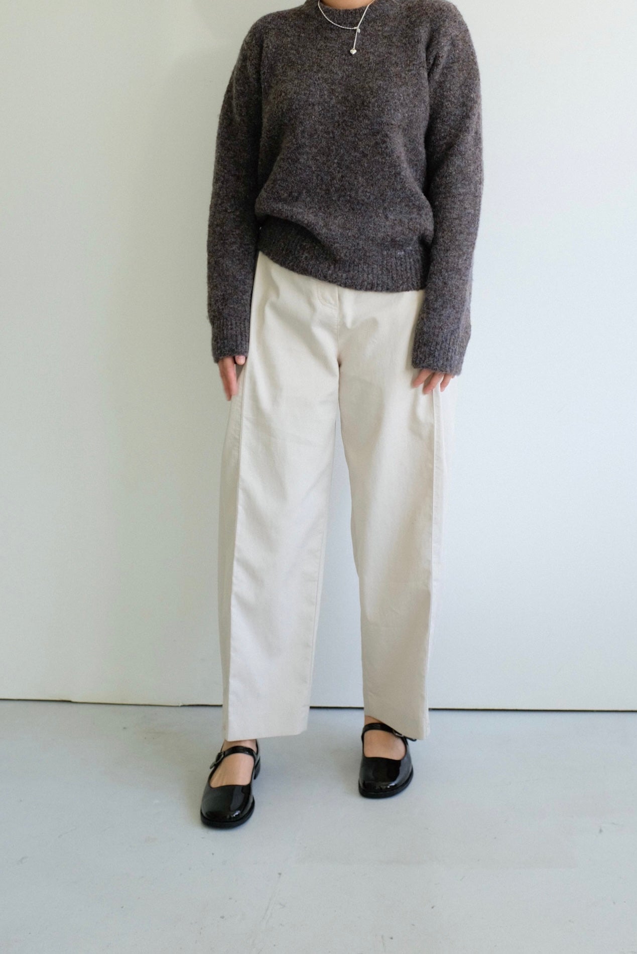 Bokashi Round neck Sweater