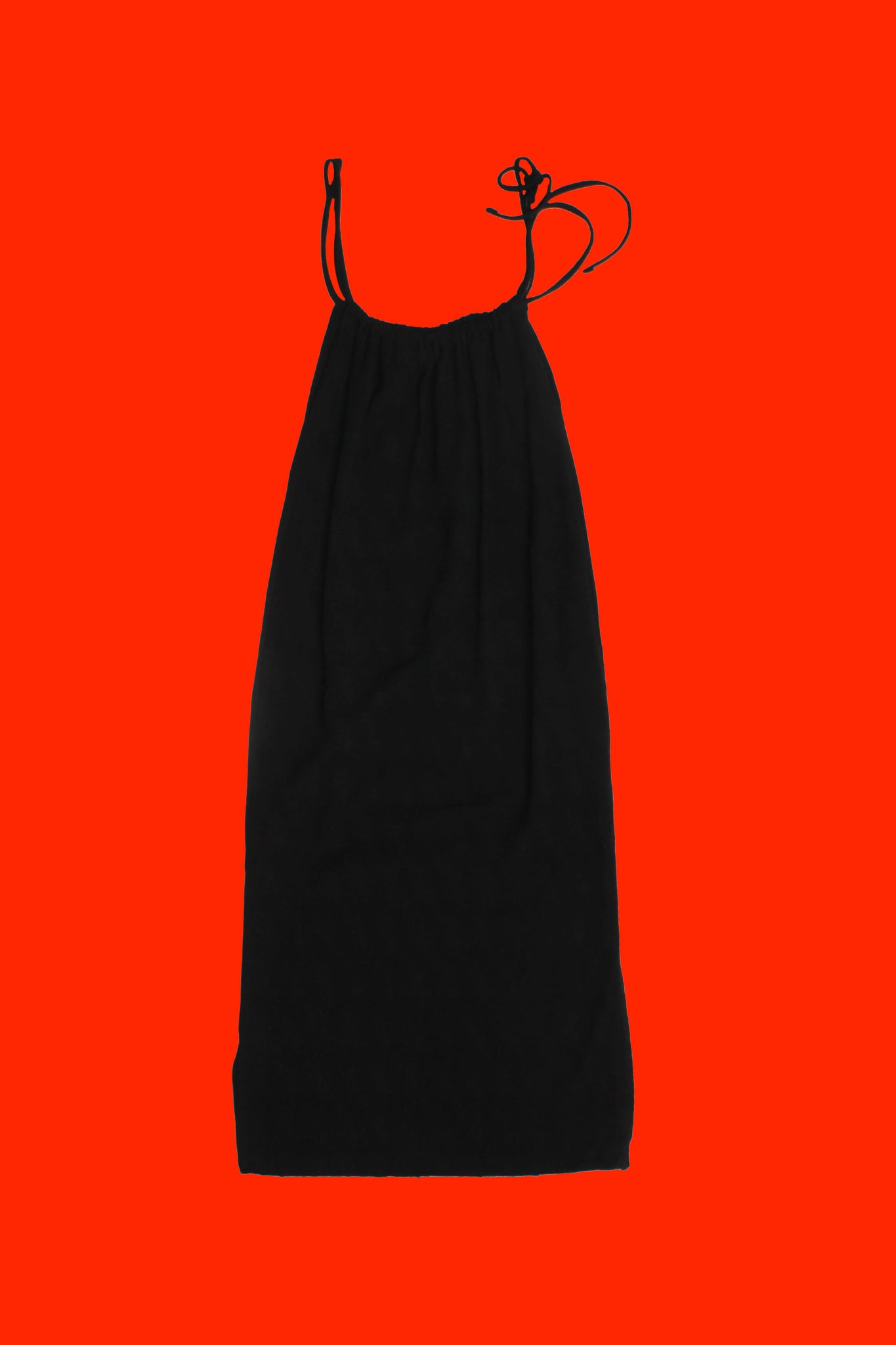 Mariner Linen Dress in Black