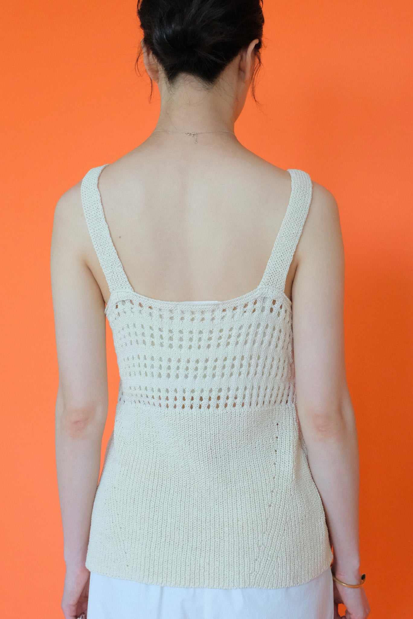 Olivia Knit Vest in Cream