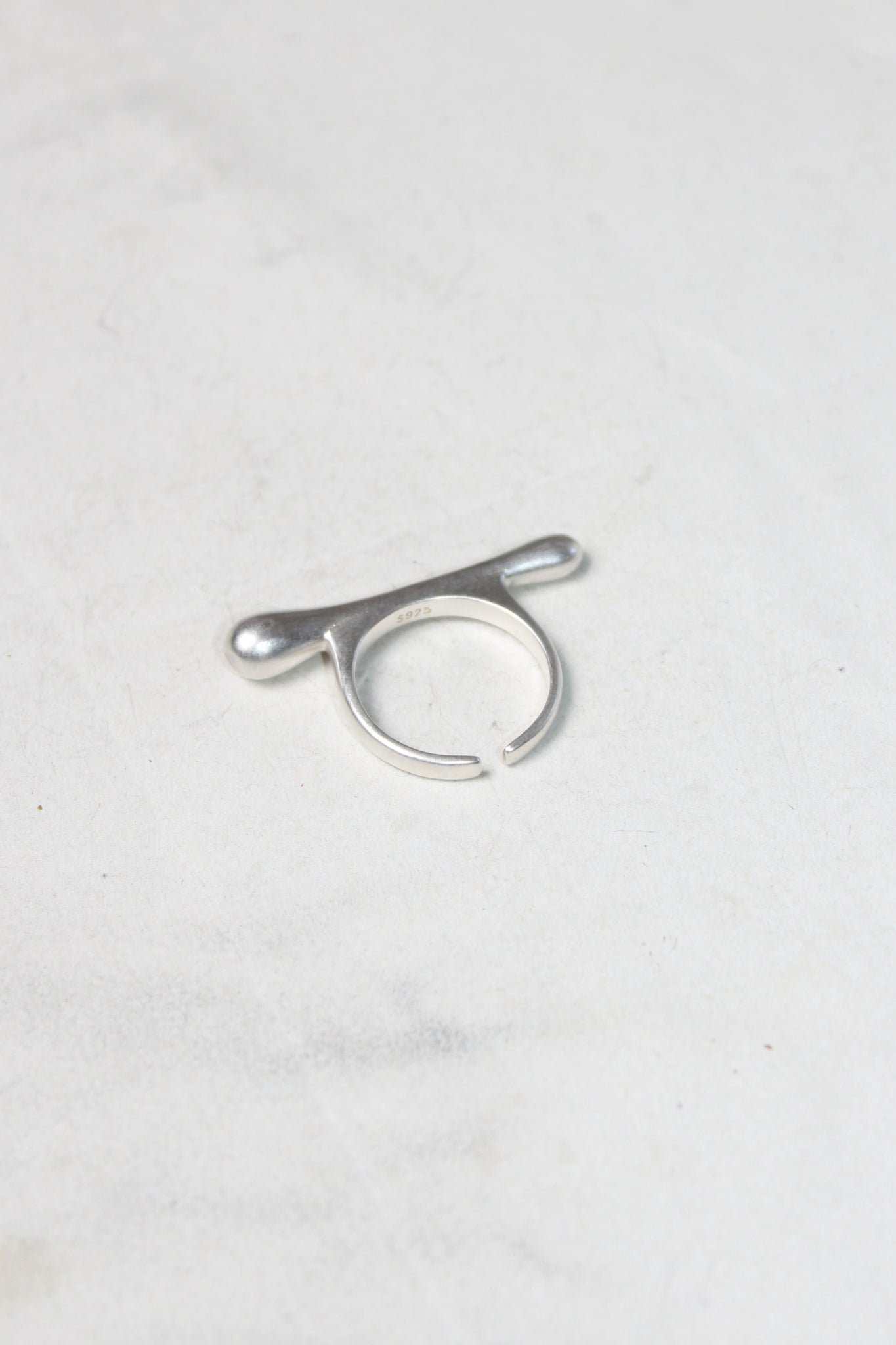 Cross Line Ring
