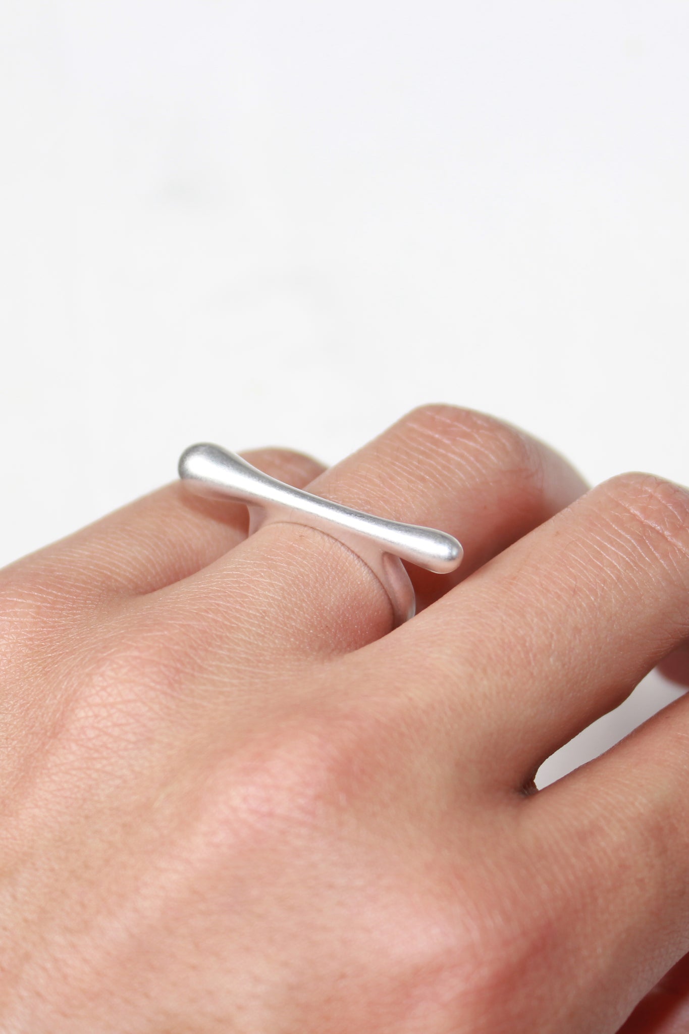 Cross Line Ring
