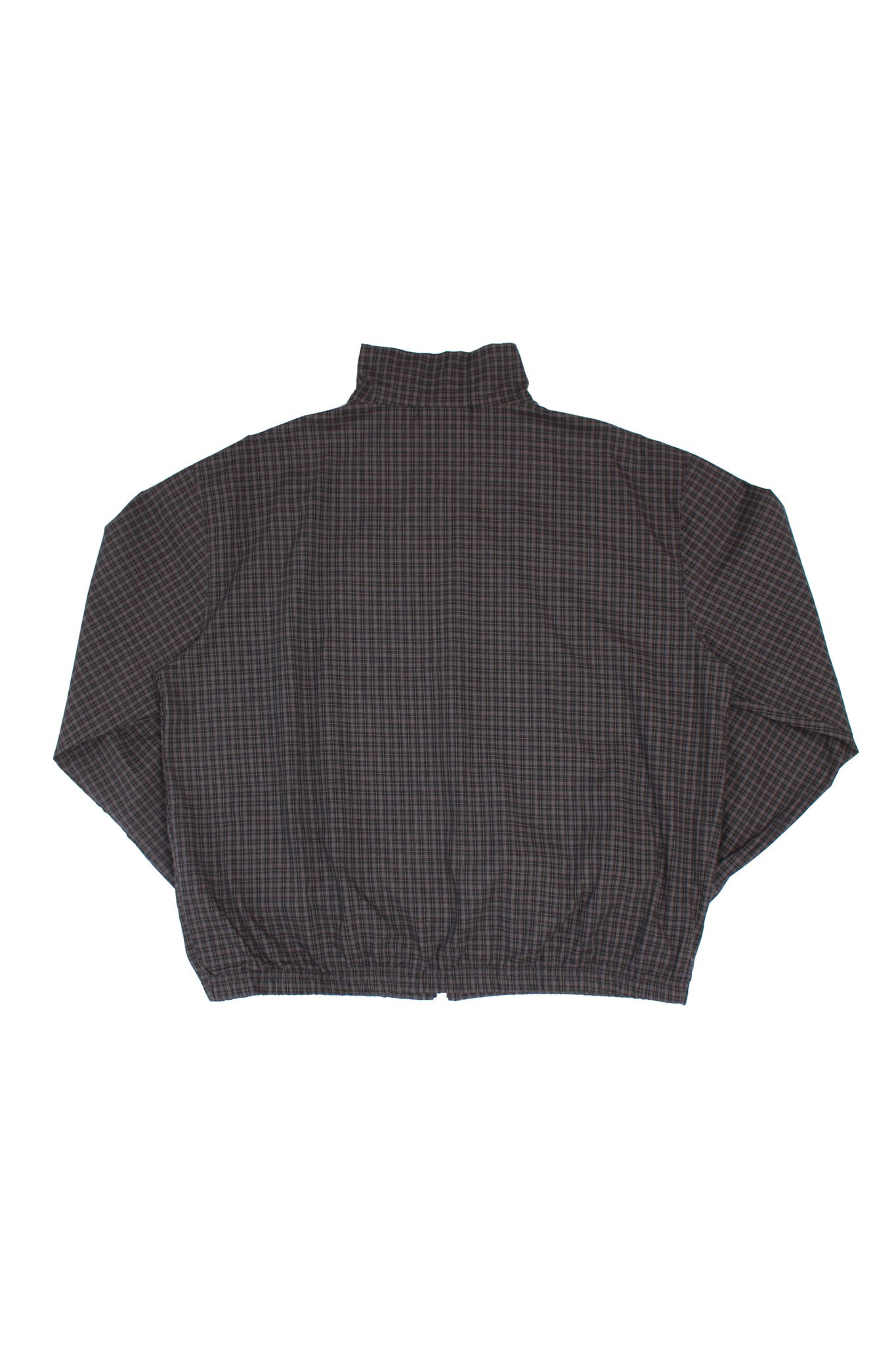 Kai Plaid Zipper Shirket in Navy