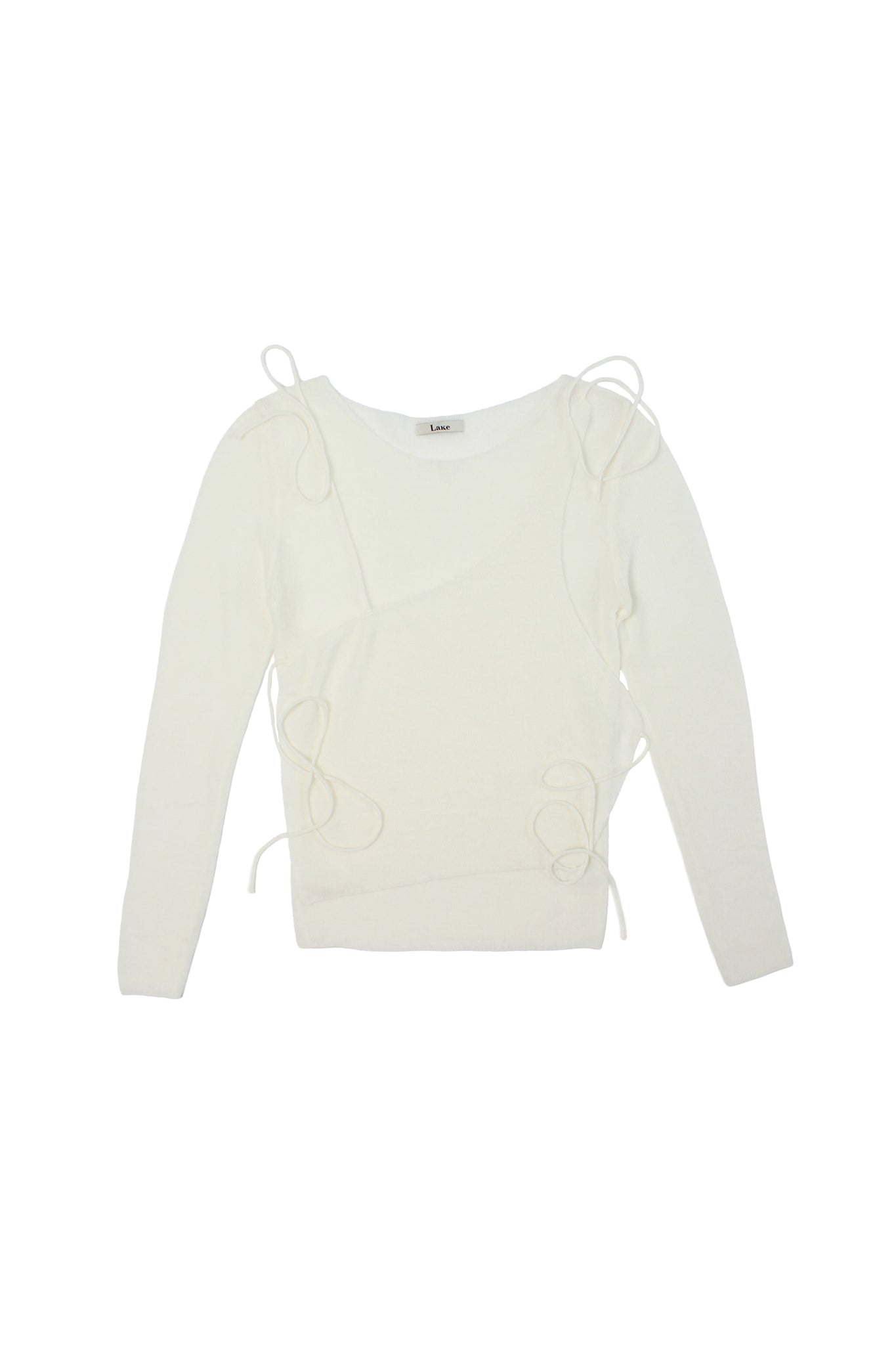 Kei Knie Vest Set in Ivory