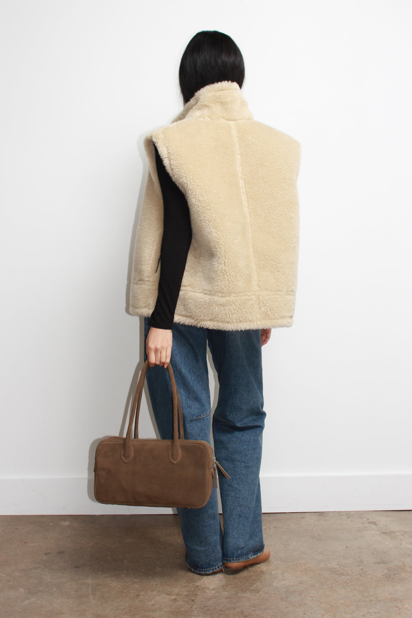 Reversible Shearling Vest