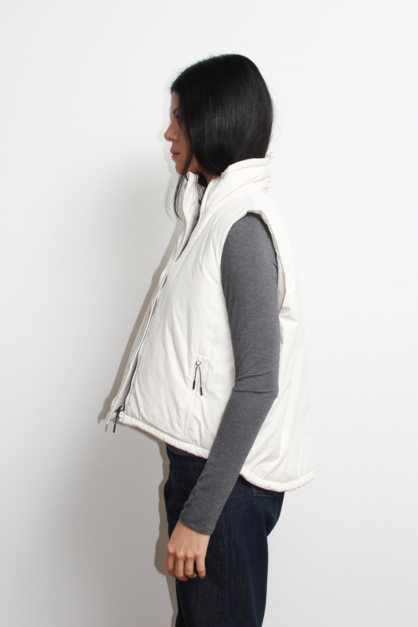 Side Zip up Padded Vest