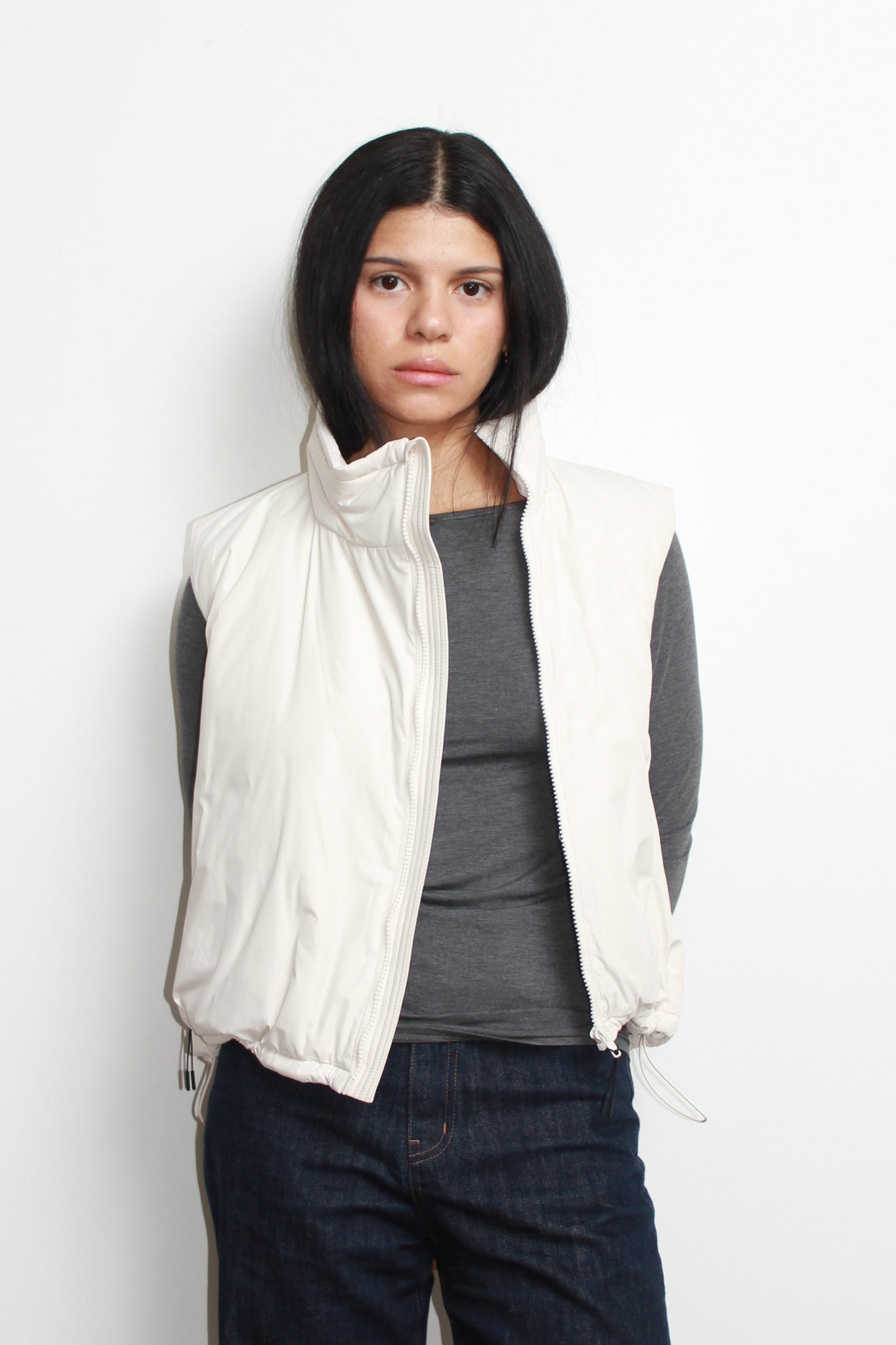 Side Zip up Padded Vest