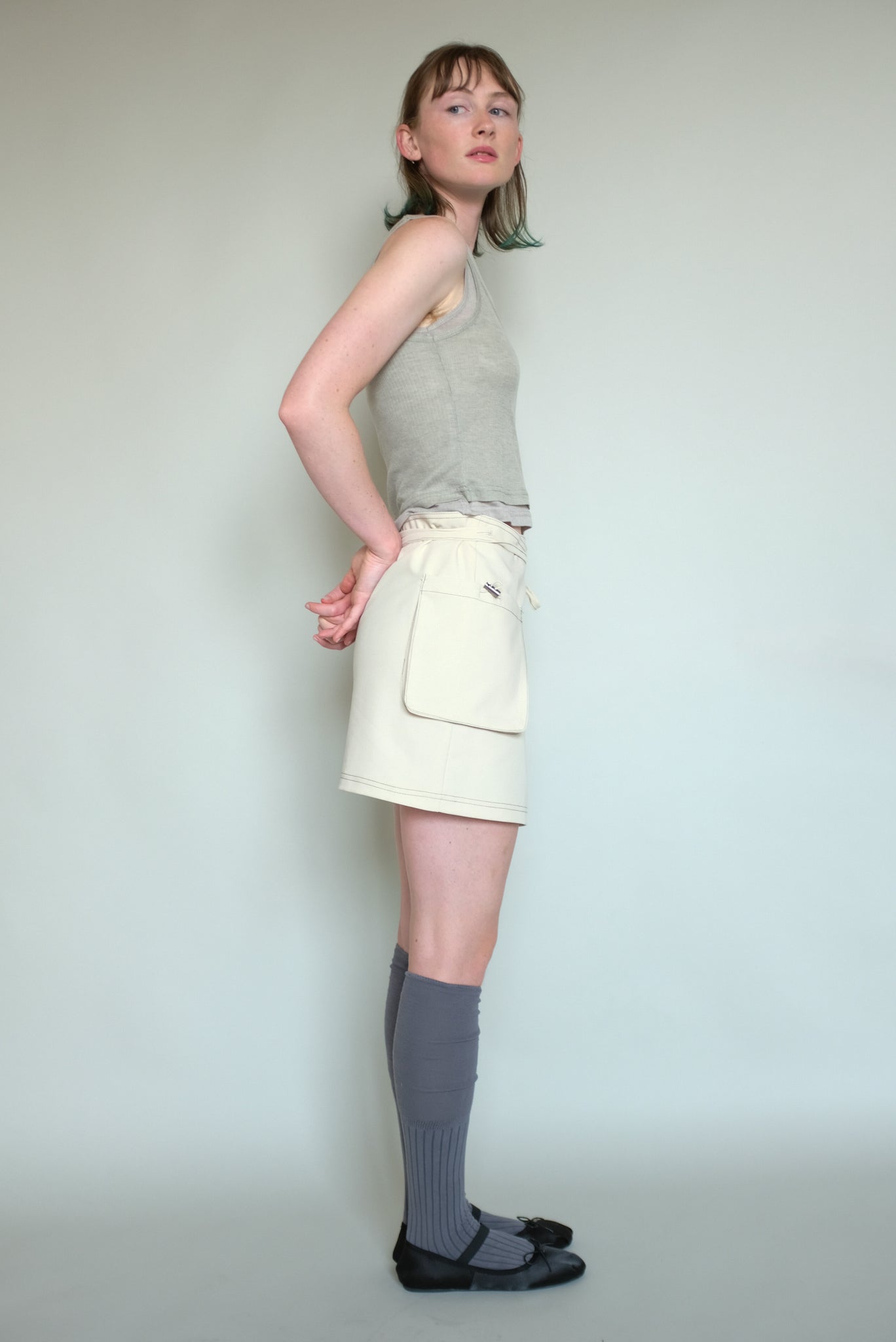 Stitch Wrap Skirt