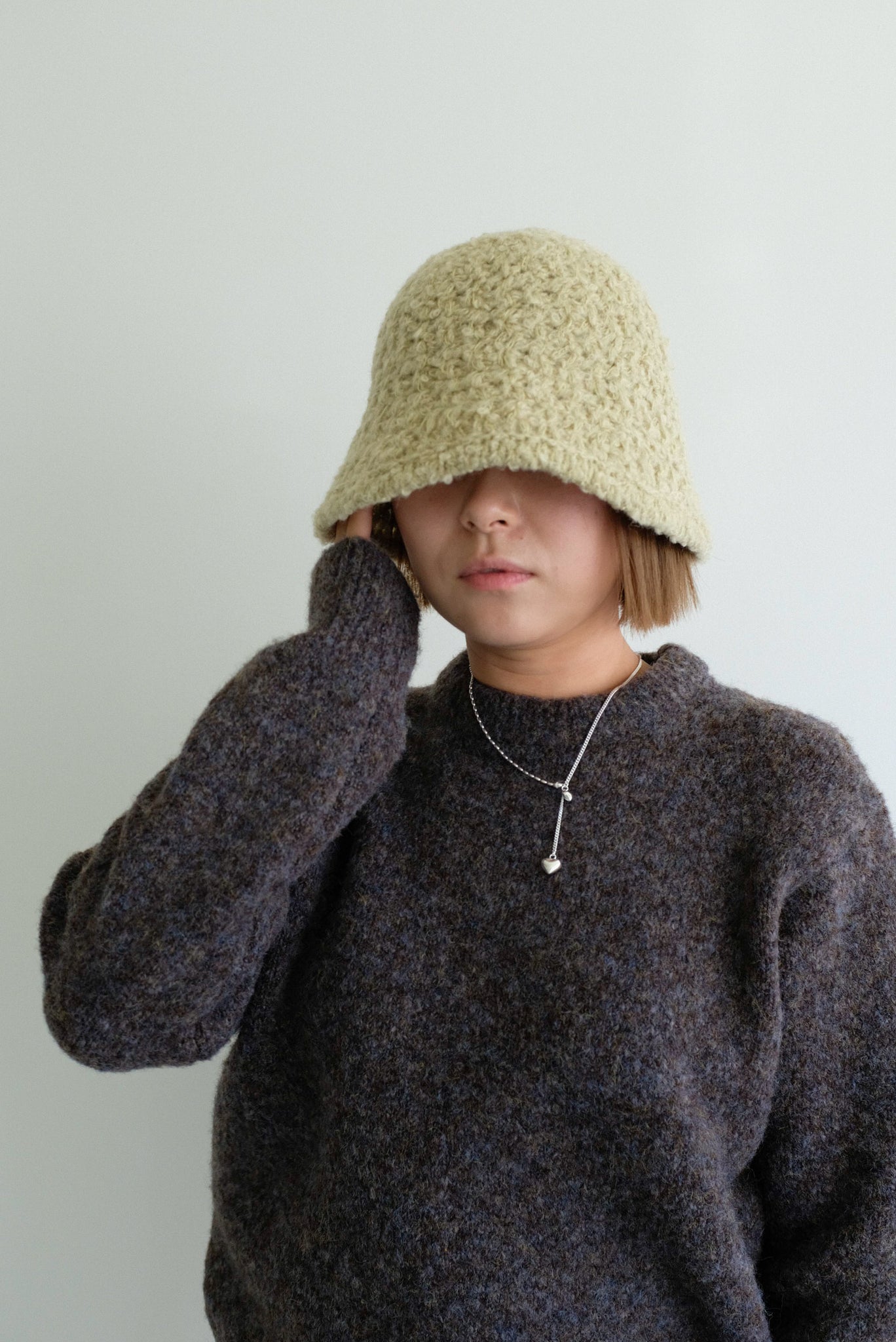 Bokashi Round neck Sweater