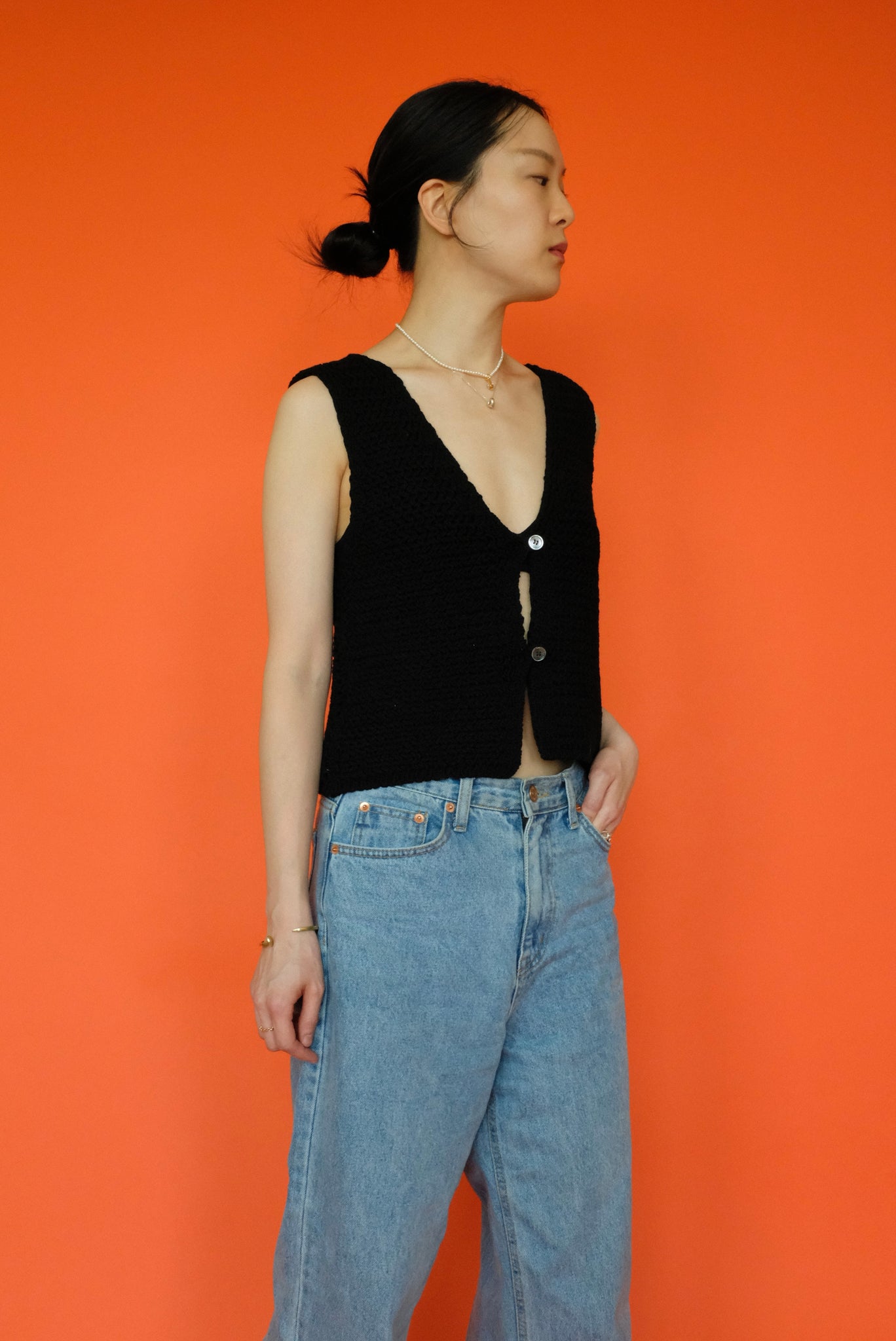 Two way Knit Vest (2 Colors)