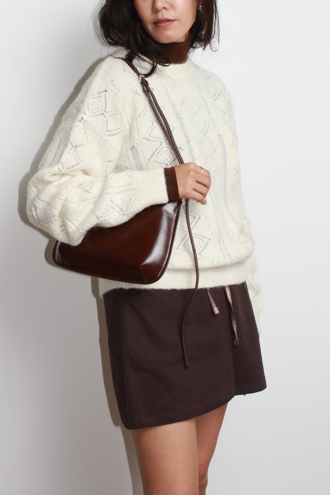 Dearni Shoulder/ Cross Bag in Brown