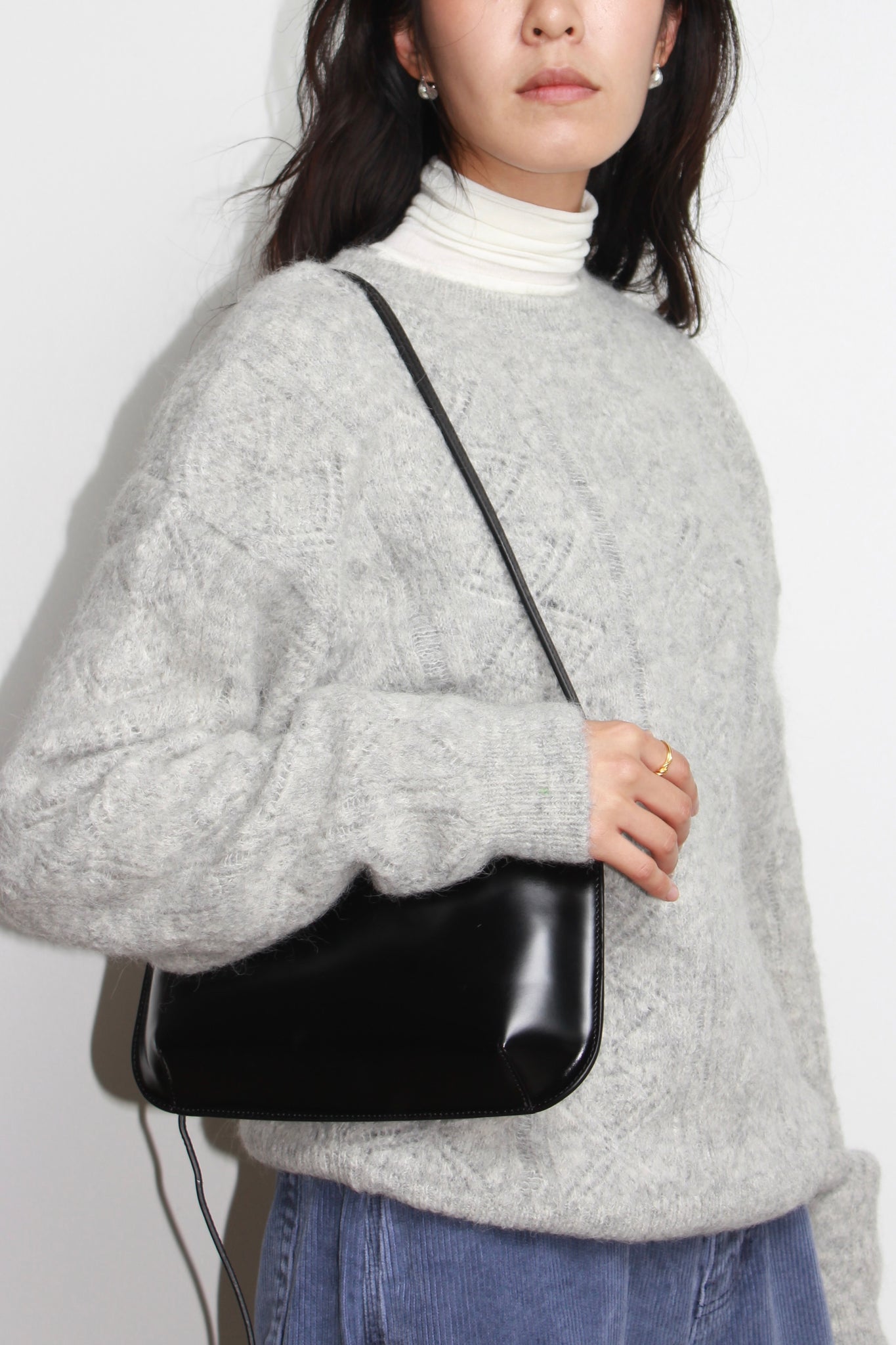 Soft Wool Turtleneck in Ivory