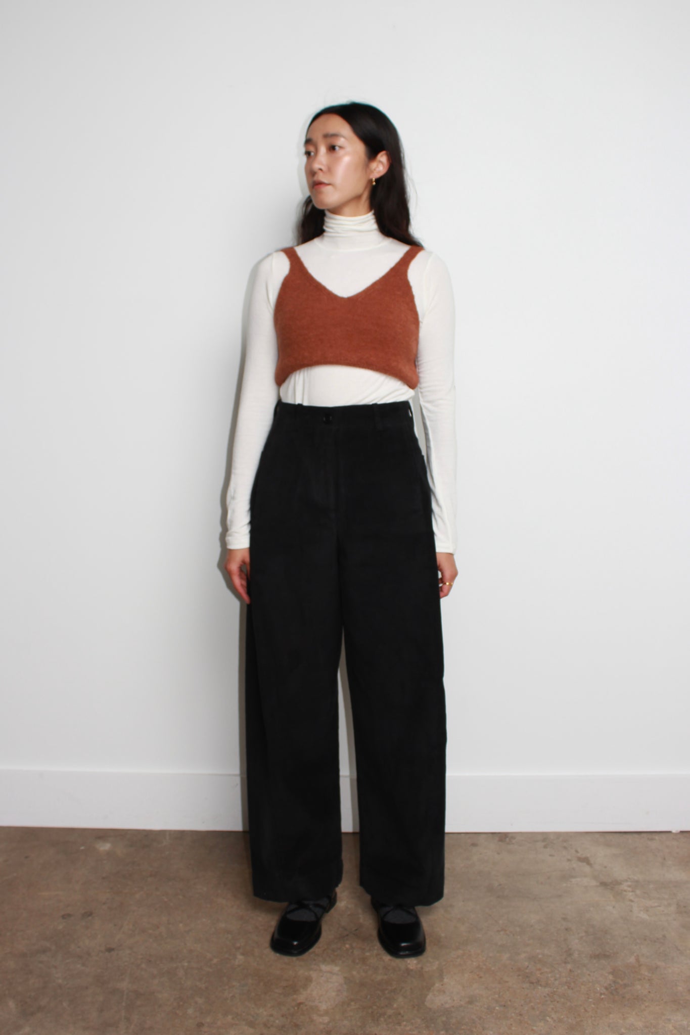 Soft Wool Turtleneck in Ivory