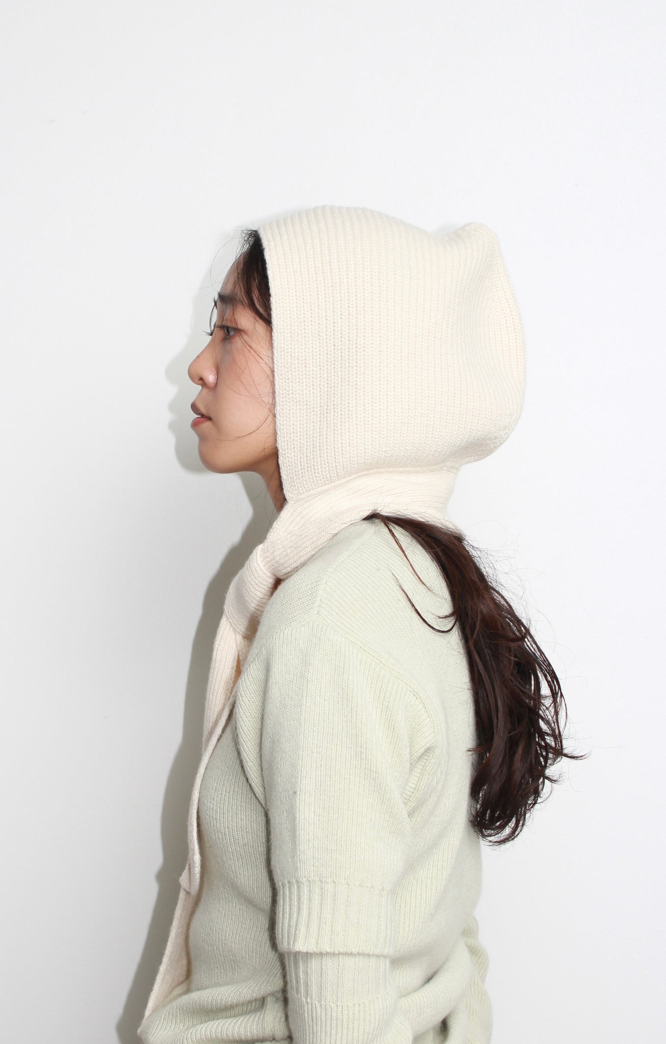 Ago Scarf Balaclava in Cream