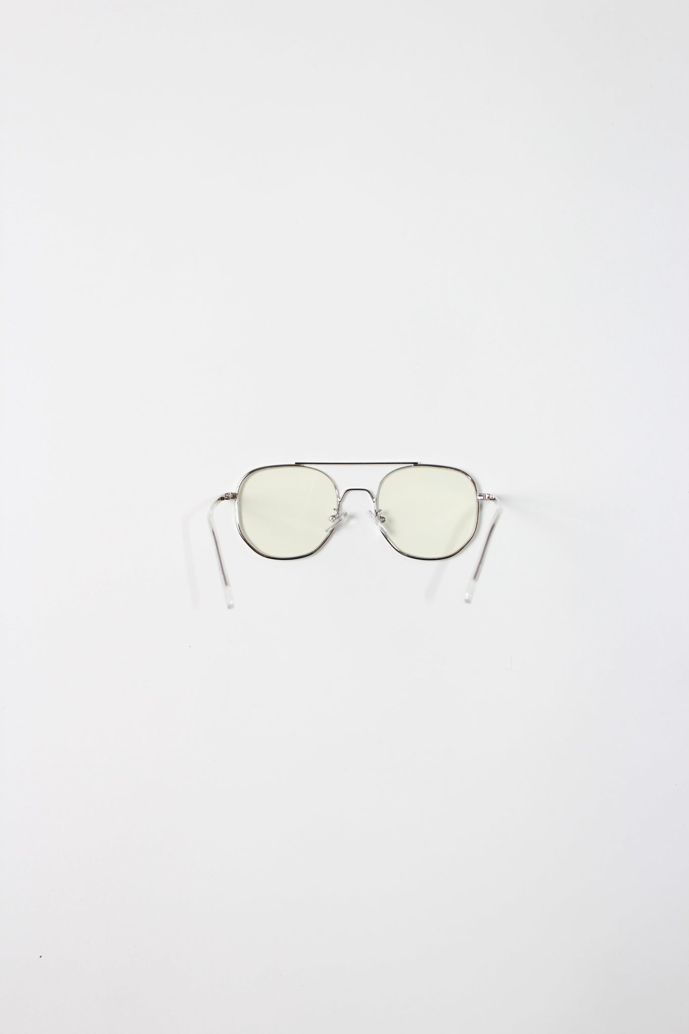 Aviator Silver Glasses