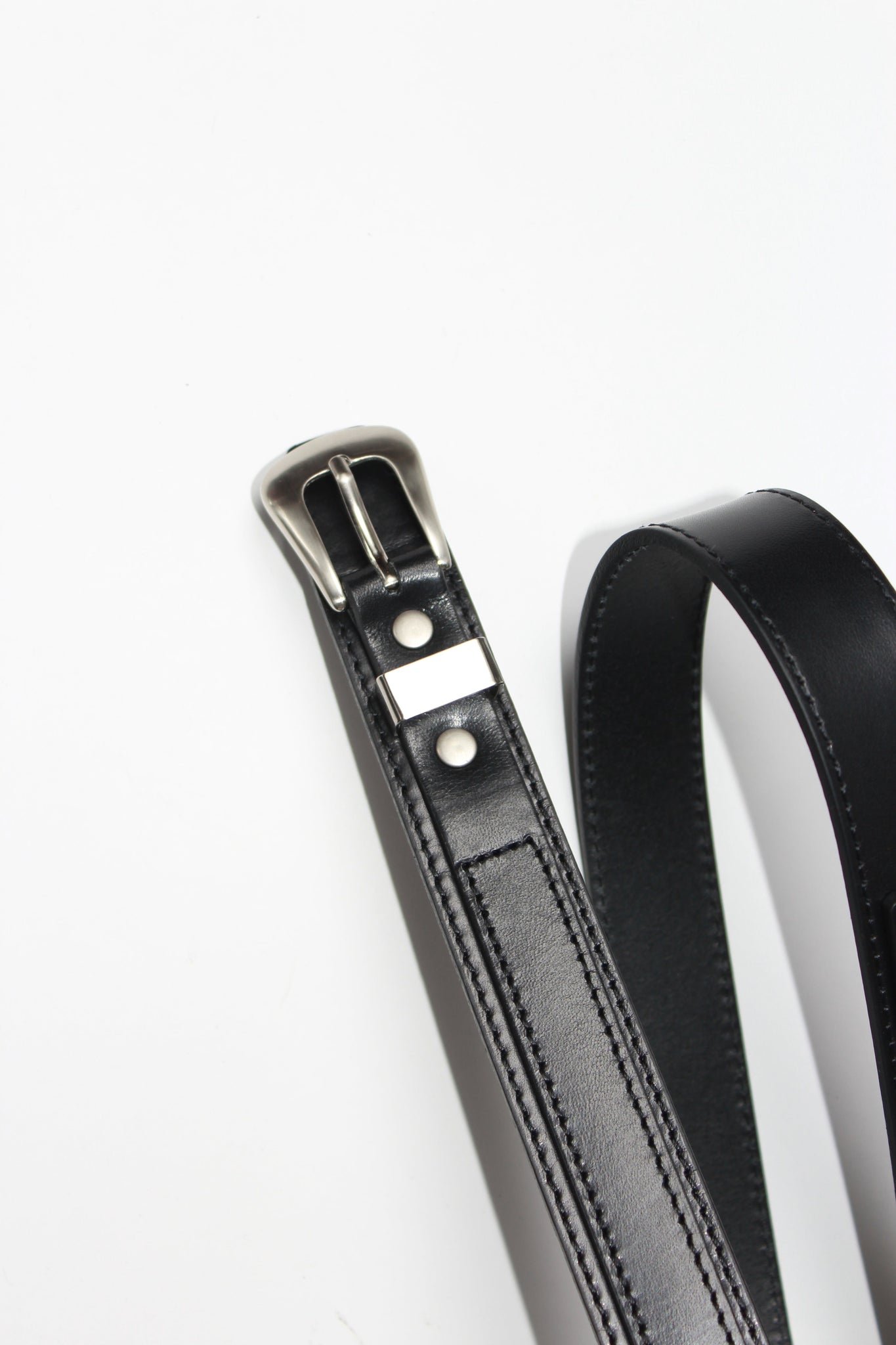 Minimal Western Leather Belt