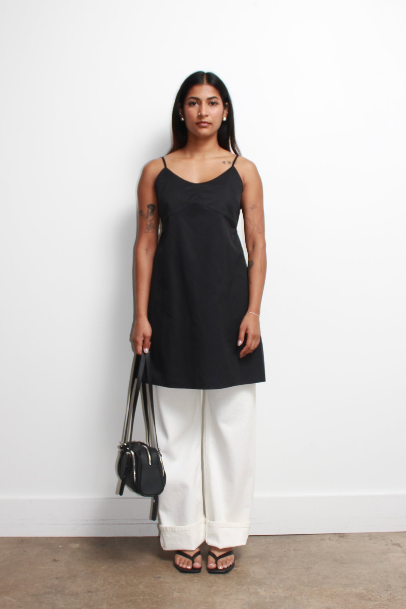 Vandi Layered Dress in Black