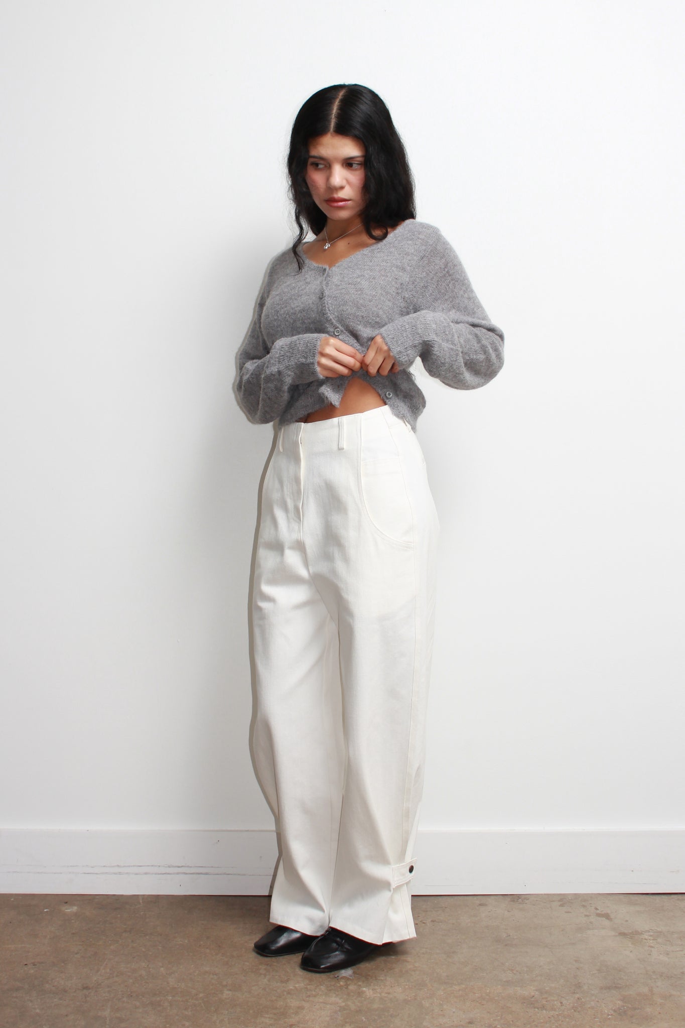 Mell Soft Wrap Cardigan in Sky Blue