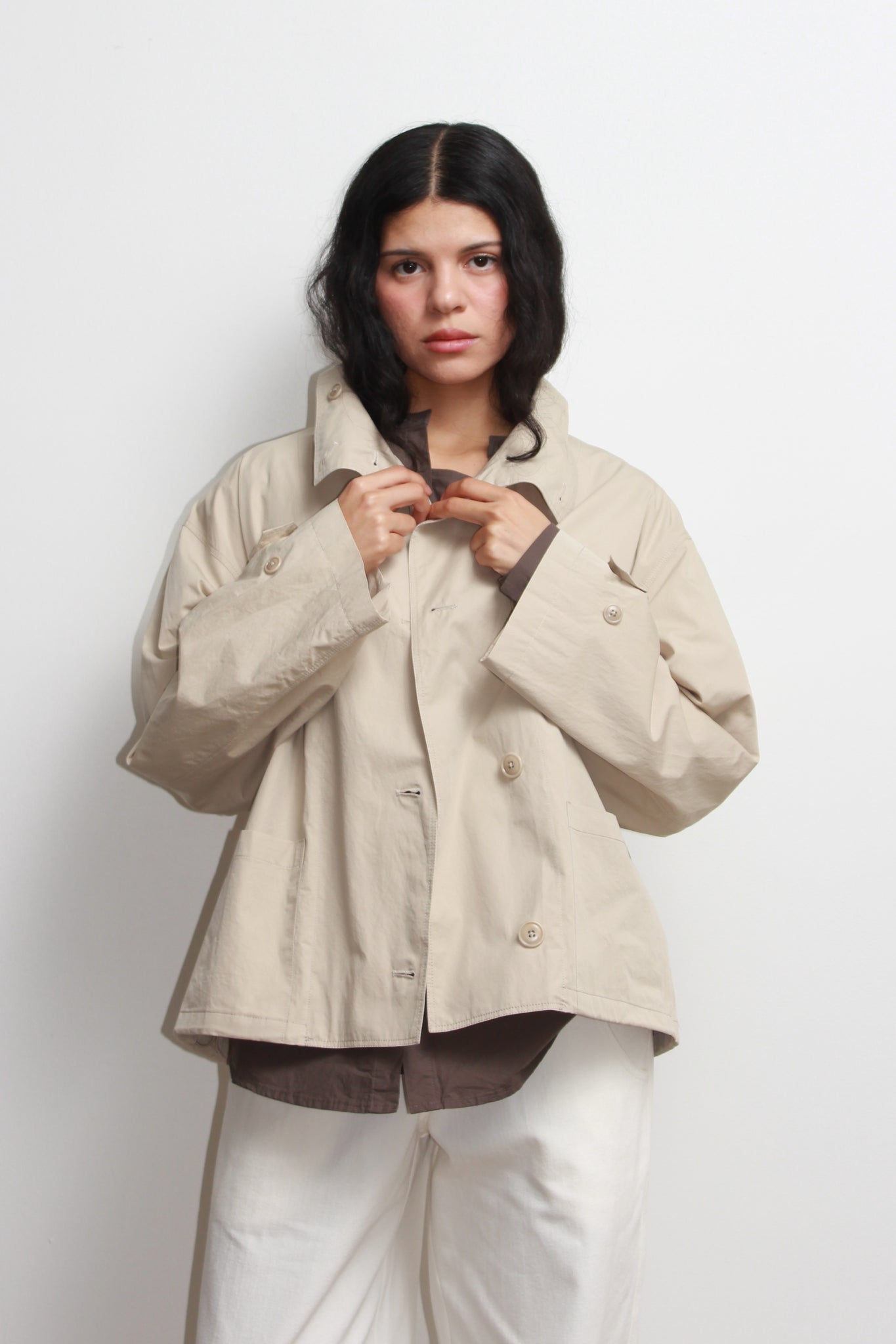 Pod High Half Trench Coat
