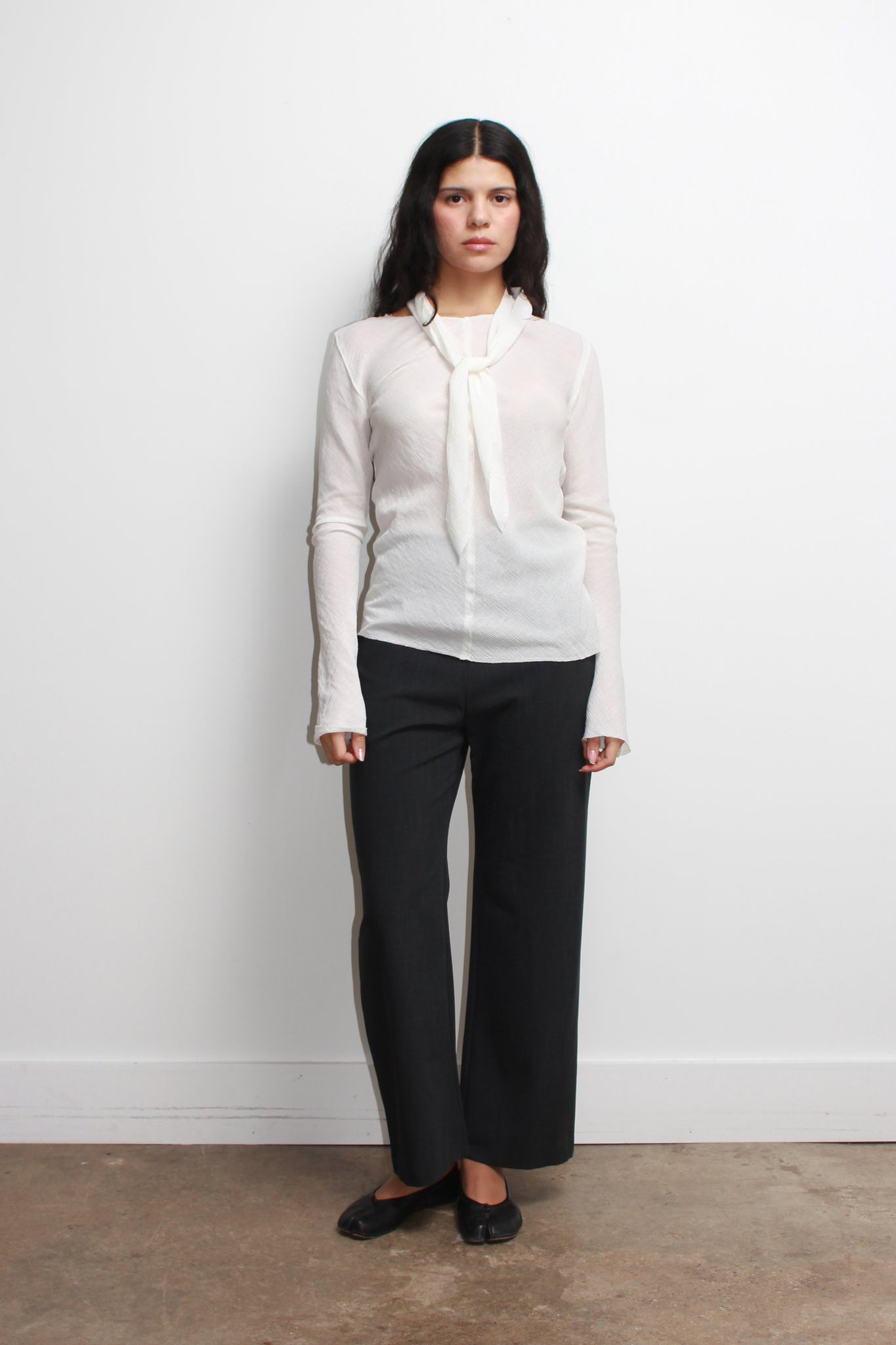 LF Scarf Top in Ivory