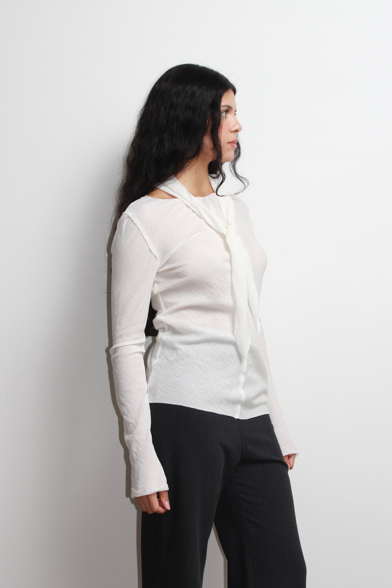 LF Scarf Top in Ivory