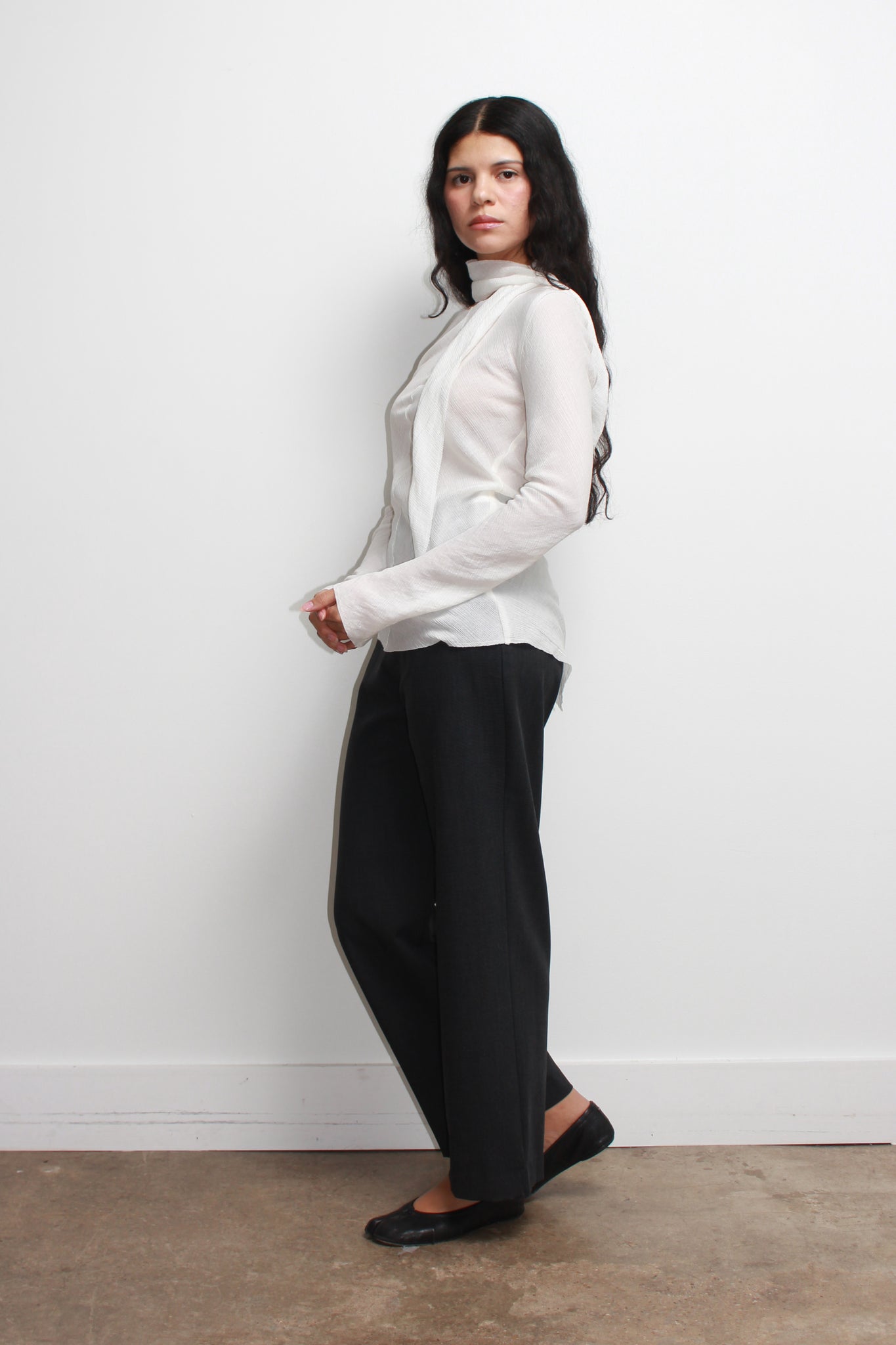 LF Scarf Top in Ivory