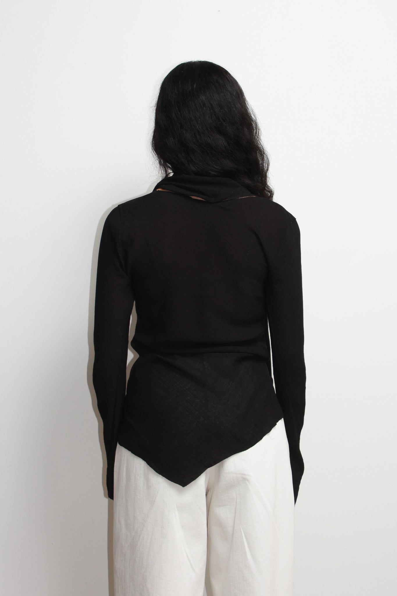 LF Scarf Top in Black