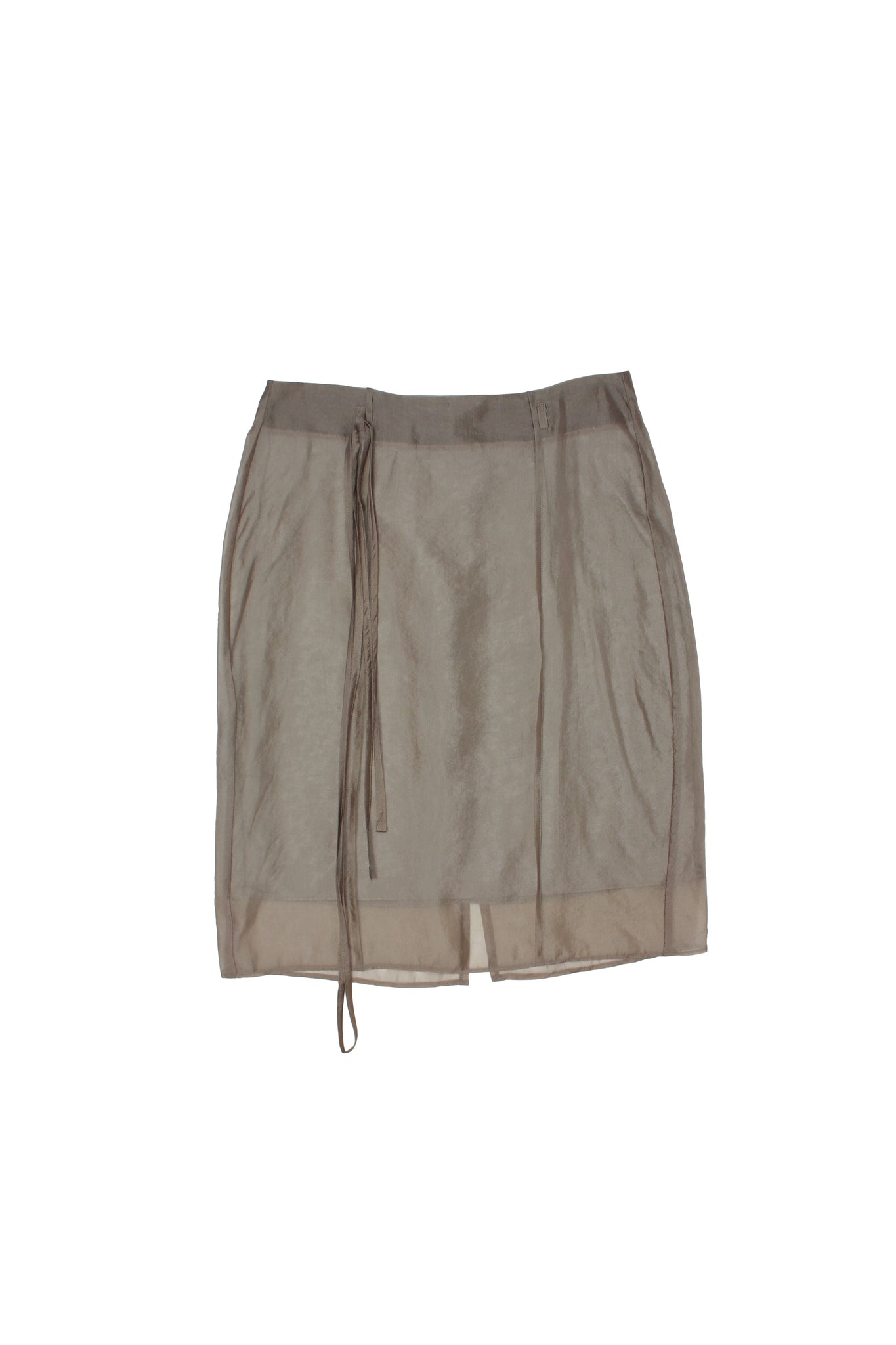 Shasha Organza Skirt in Mocha
