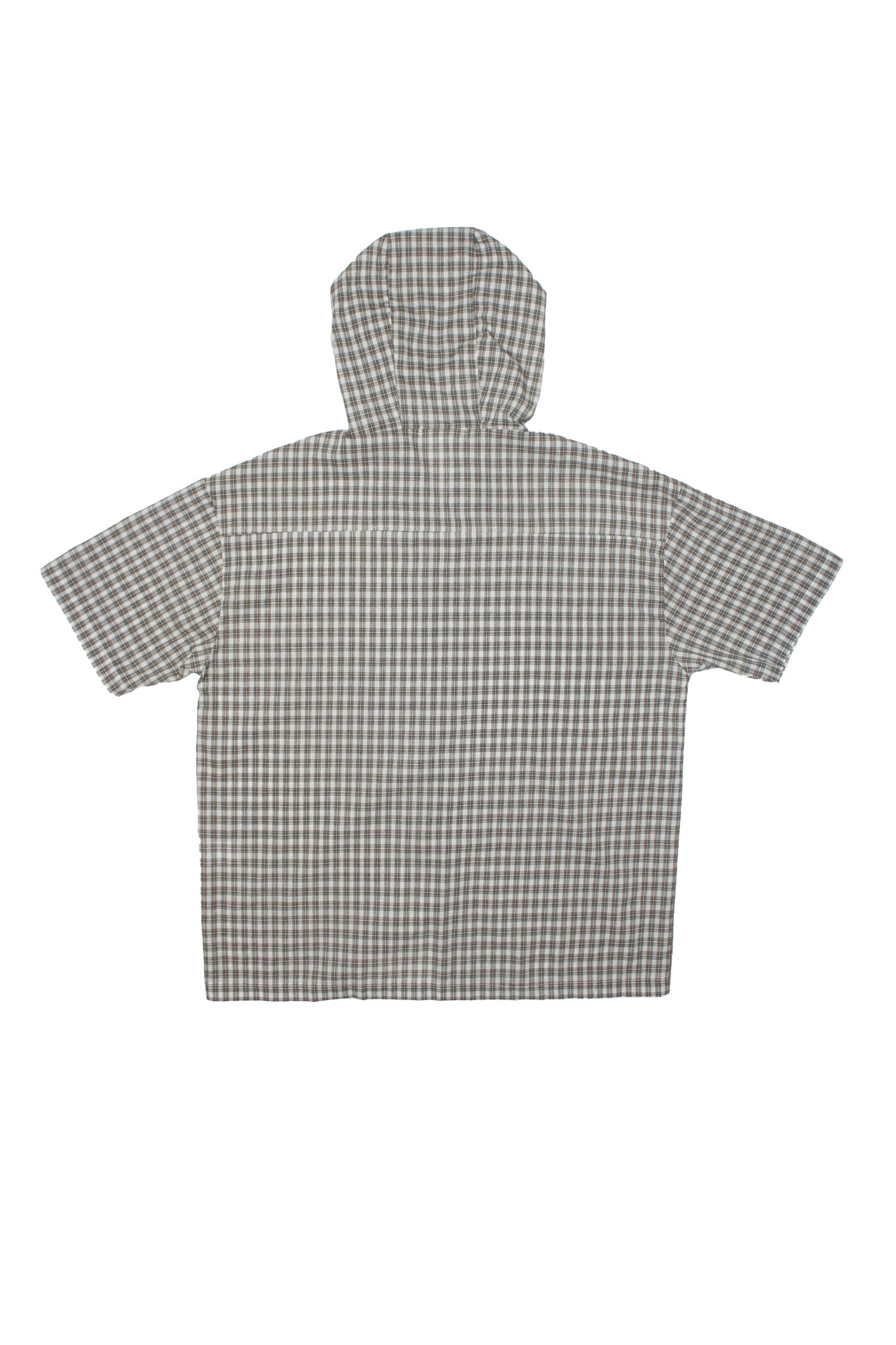Plaid Hood Shirt in Olive