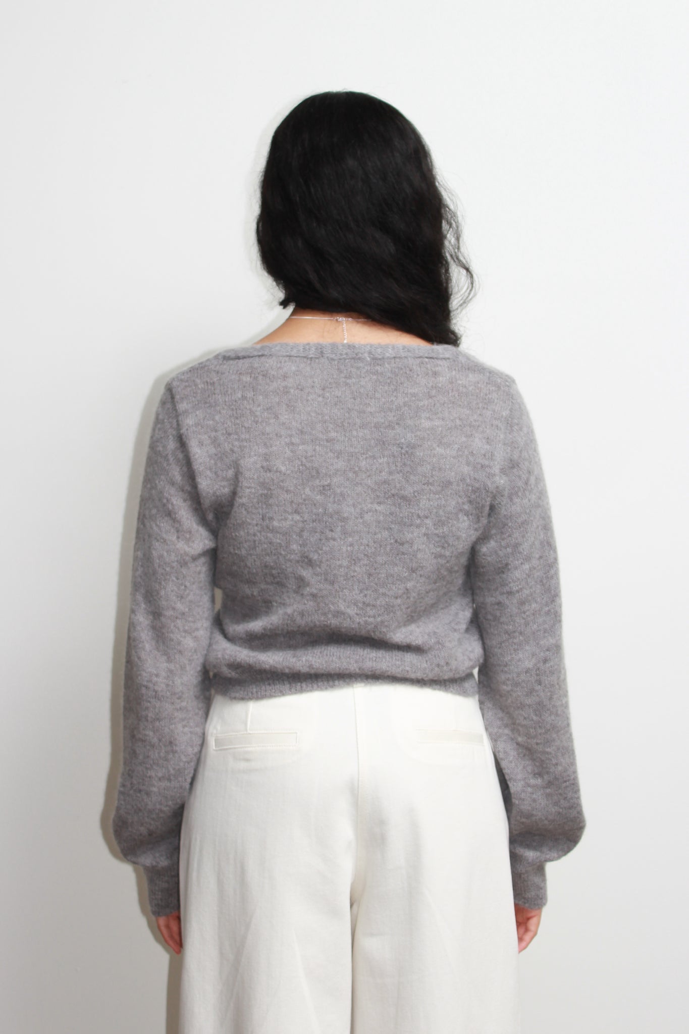 Mell Soft Wrap Cardigan in Sky Blue