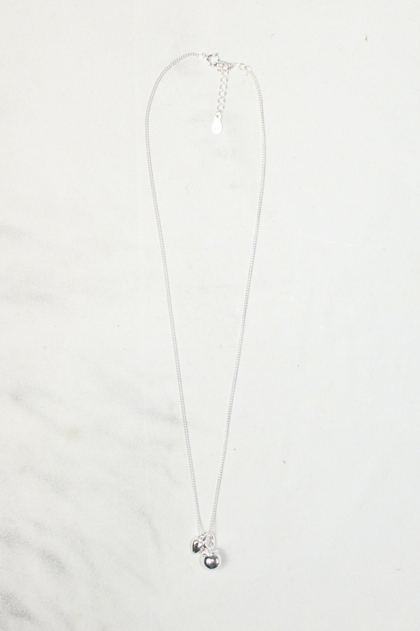 Volume Heart Ring Necklace