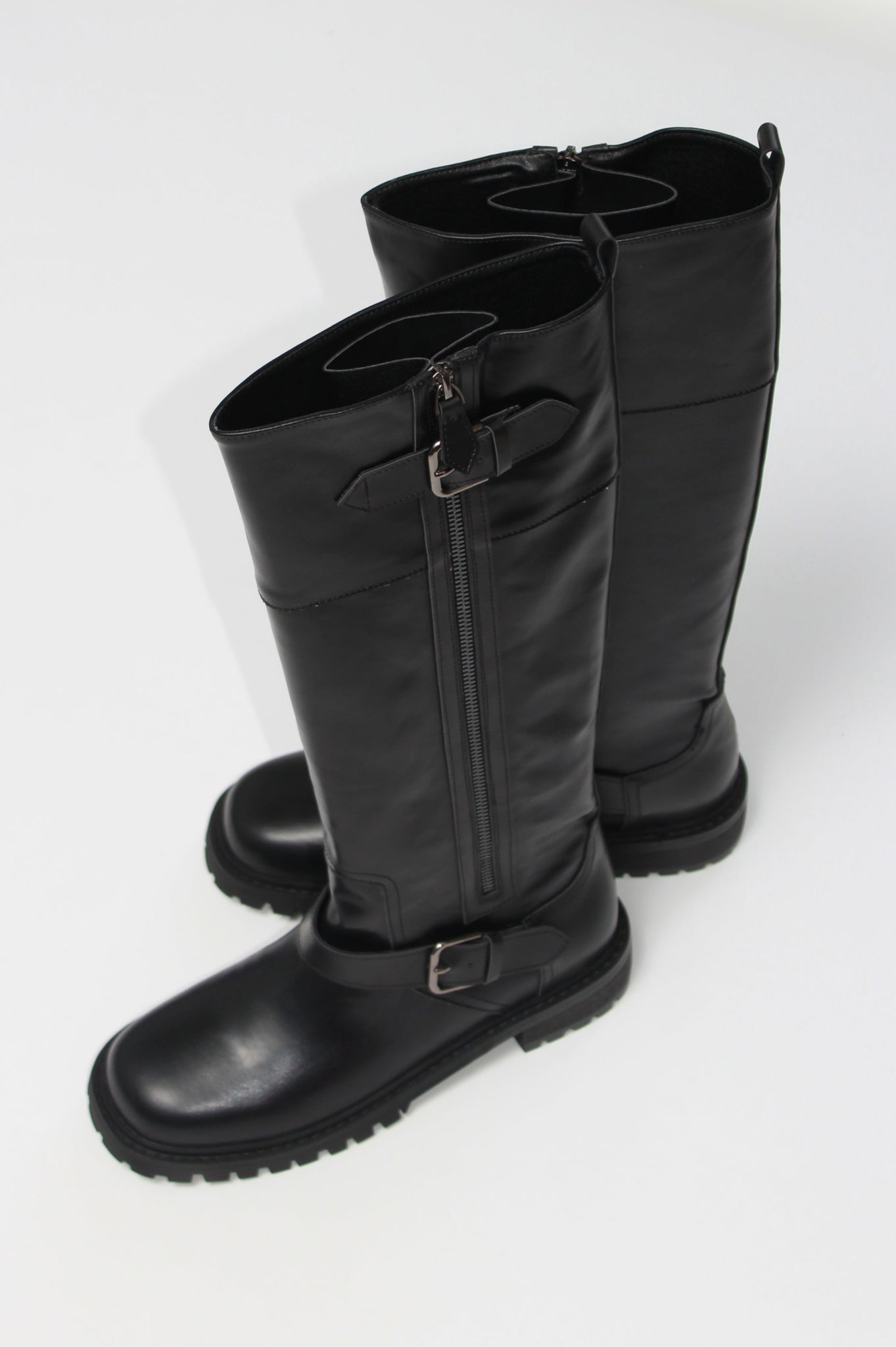 Side Zipper Knee High Boots