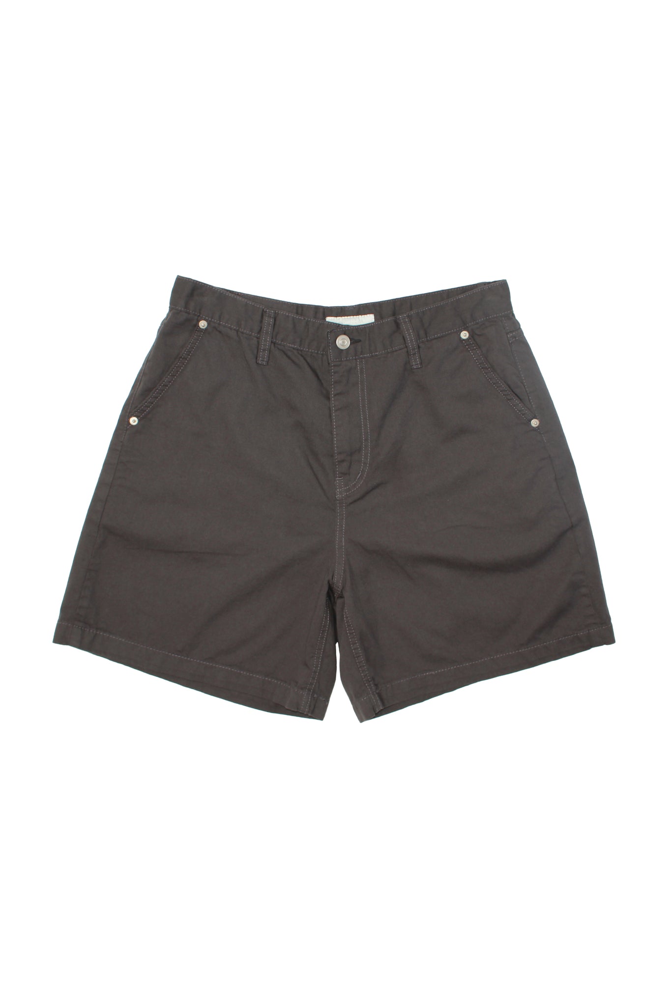Coje Cotton Shorts in Charcoal