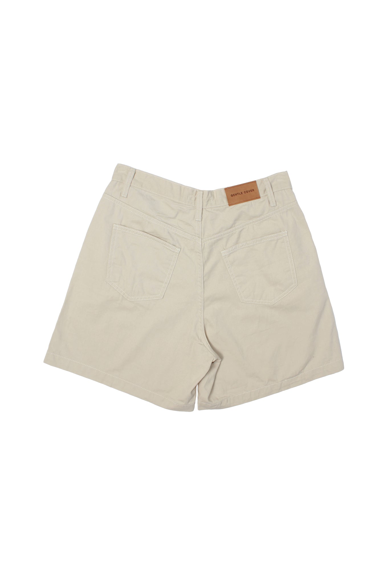 Coje Cotton Shorts in Khaki