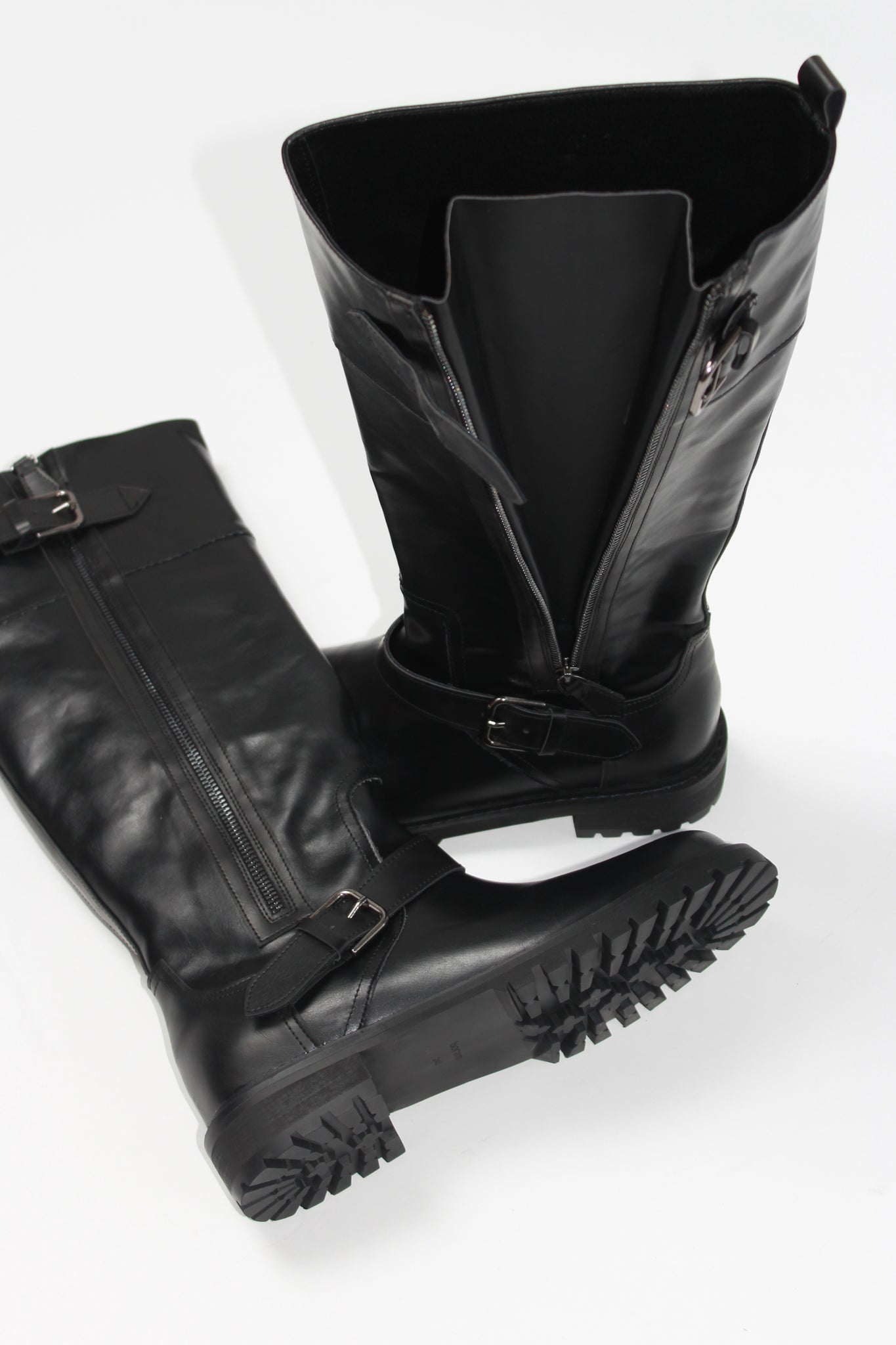 Side Zipper Knee High Boots