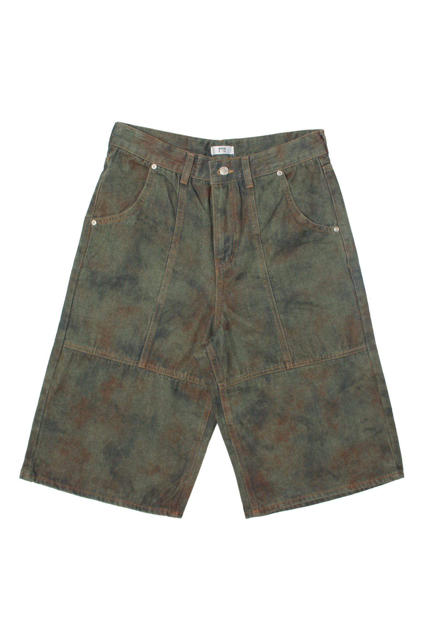 Camo Bermuda Shorts in Olive