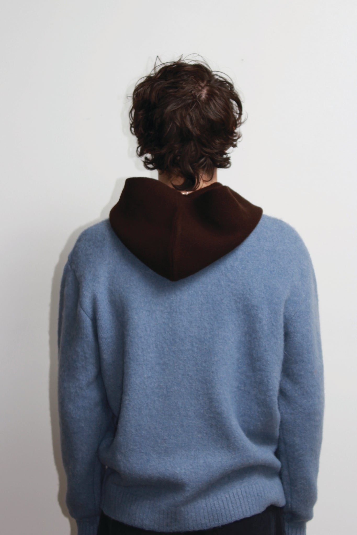 Andy Merino Wool Head Scarf in Brown