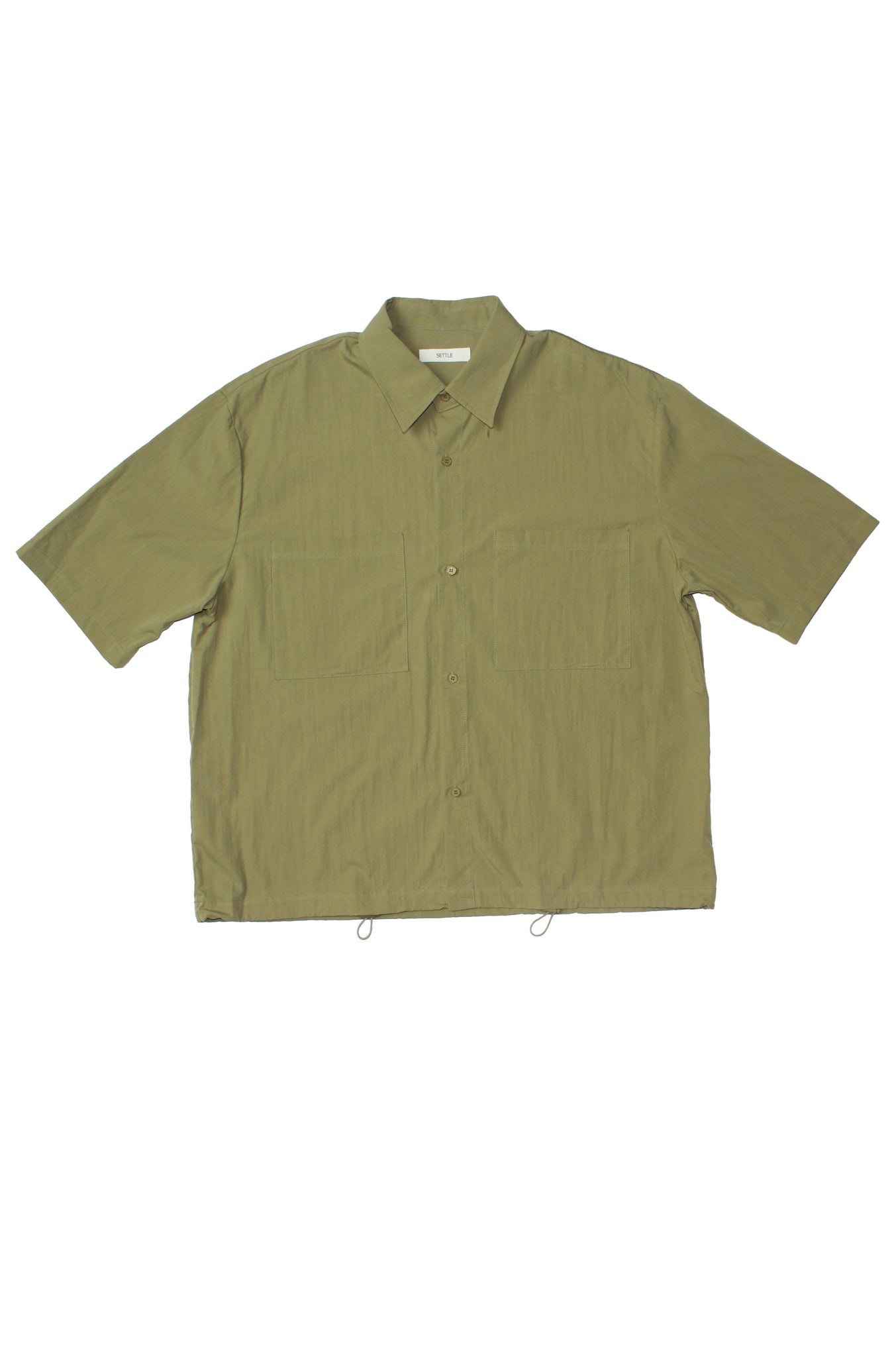 Two Pocket String Shirts in Green