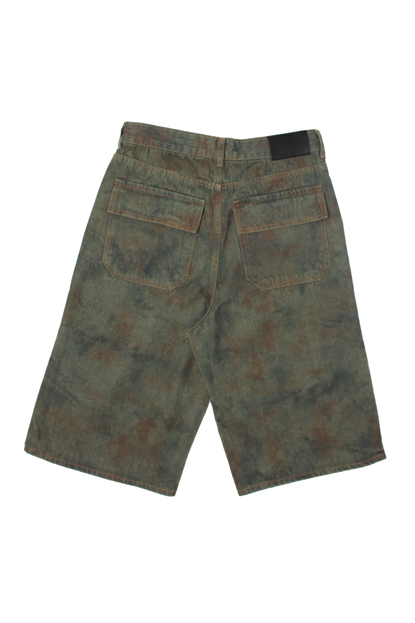 Camo Bermuda Shorts in Olive