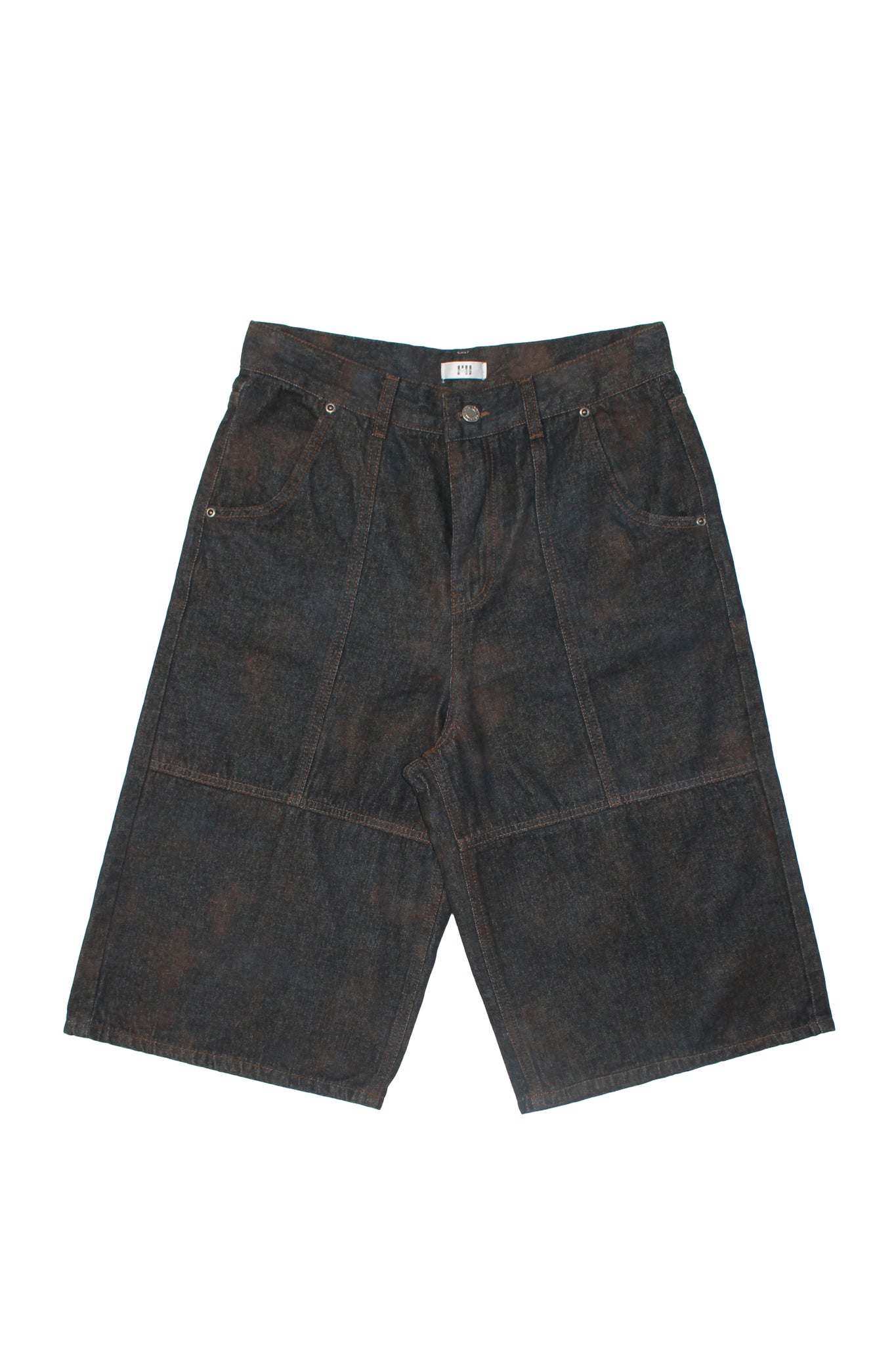 Camo Bermuda Shorts in Navy