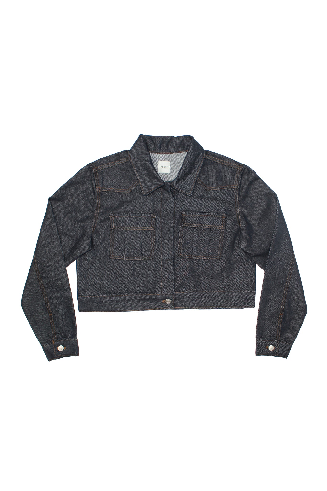 Nonfade Crop Denim Jacket