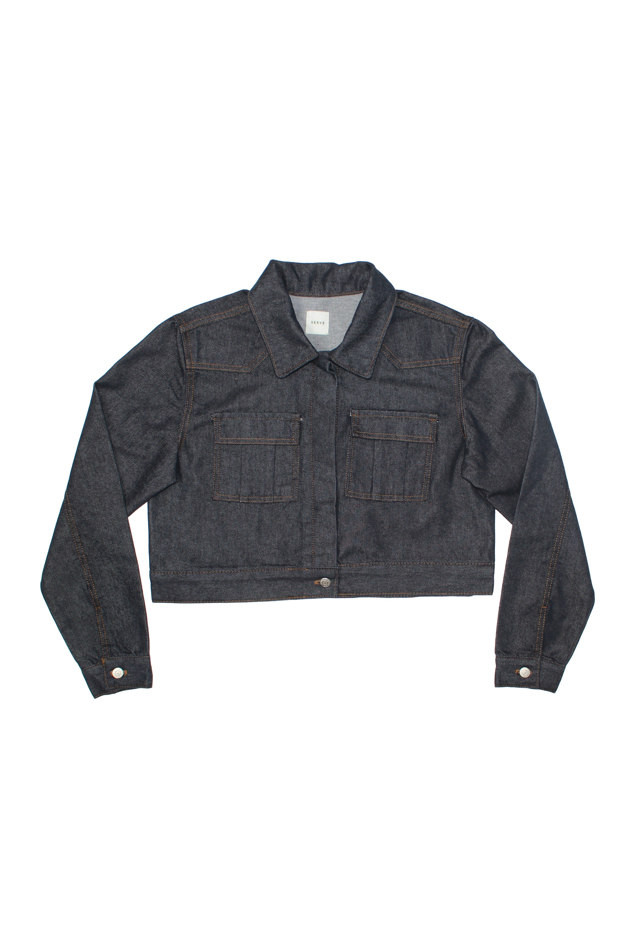 Nonfade Crop Denim Jacket – Jowa.shop