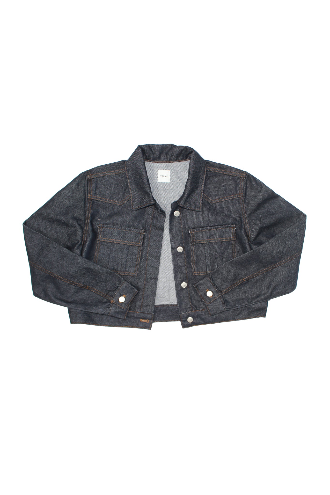 Nonfade Crop Denim Jacket