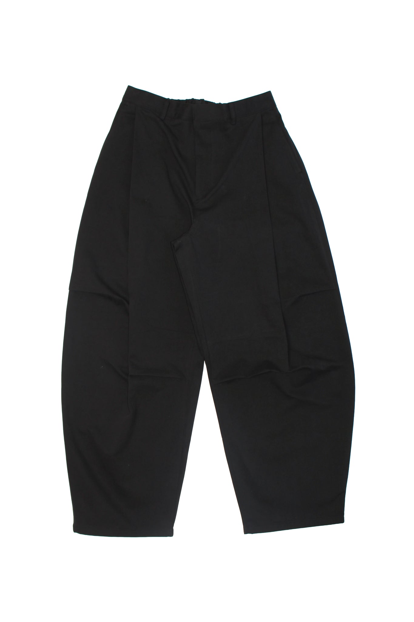 Obi Curved Pants in Black