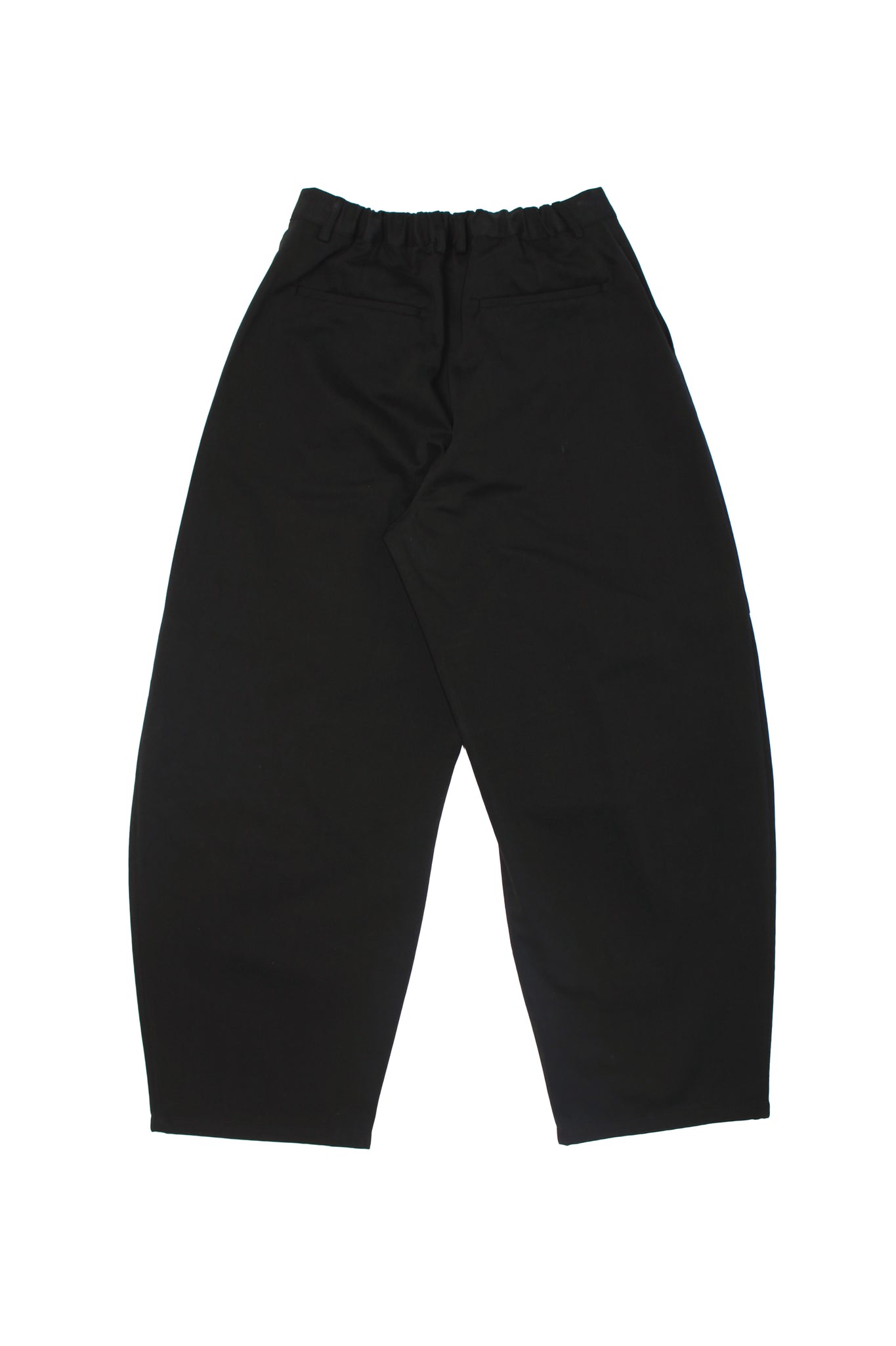 Obi Curved Pants in Black