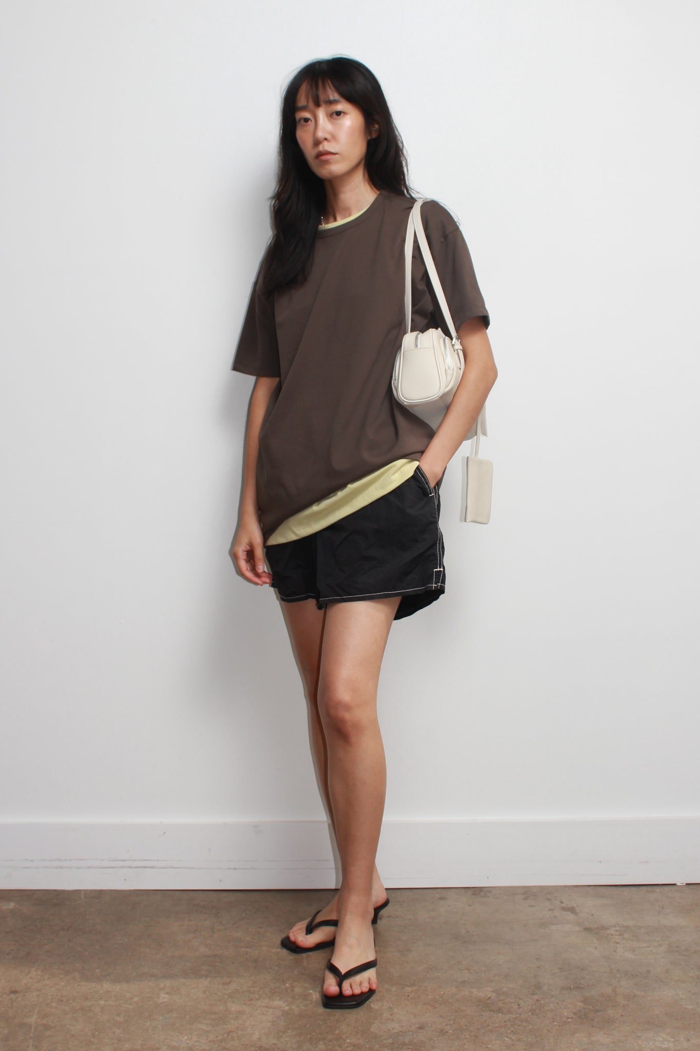 Mento Basic T-shirt in Brown