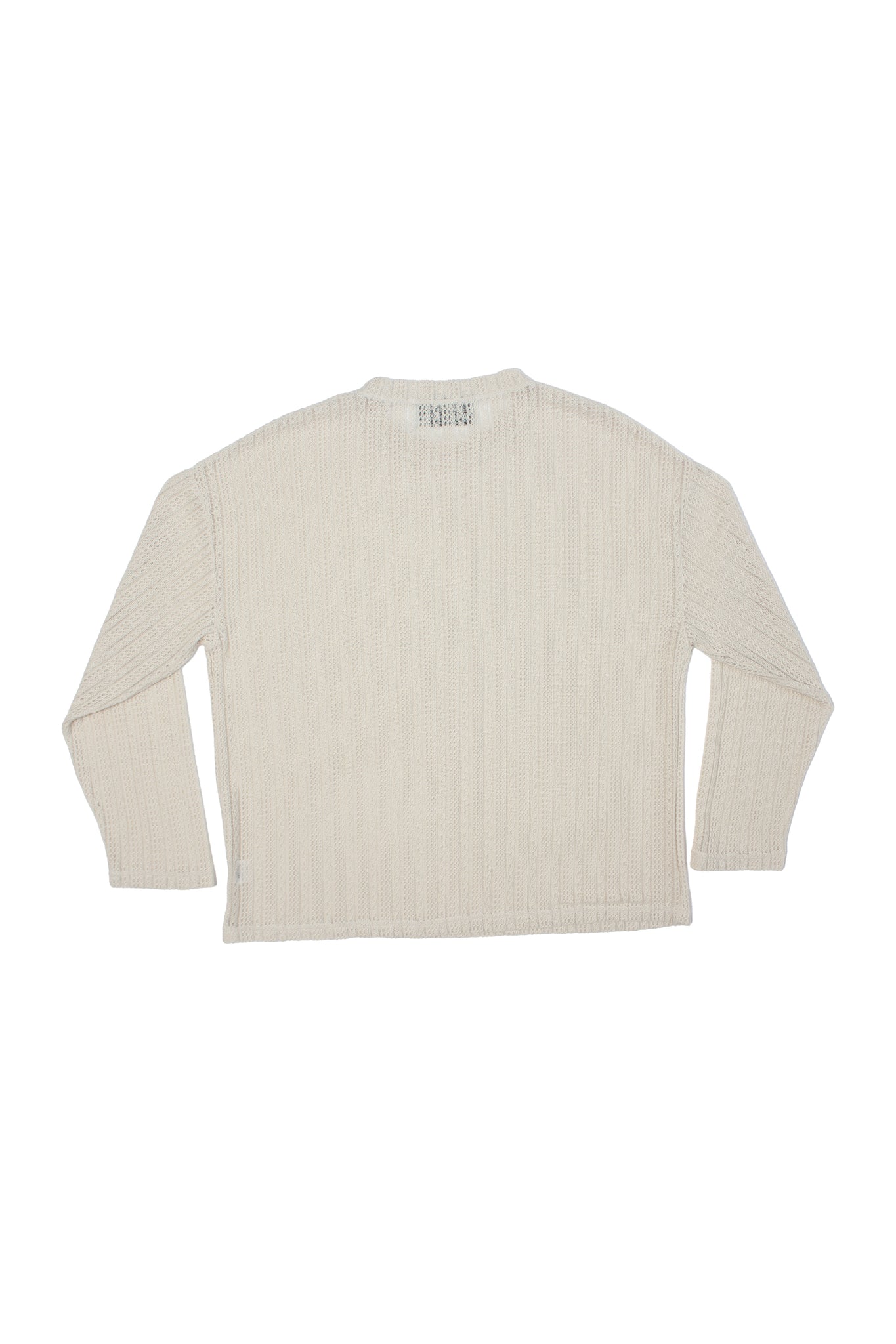 Rapolo Net Knit Top in Cream