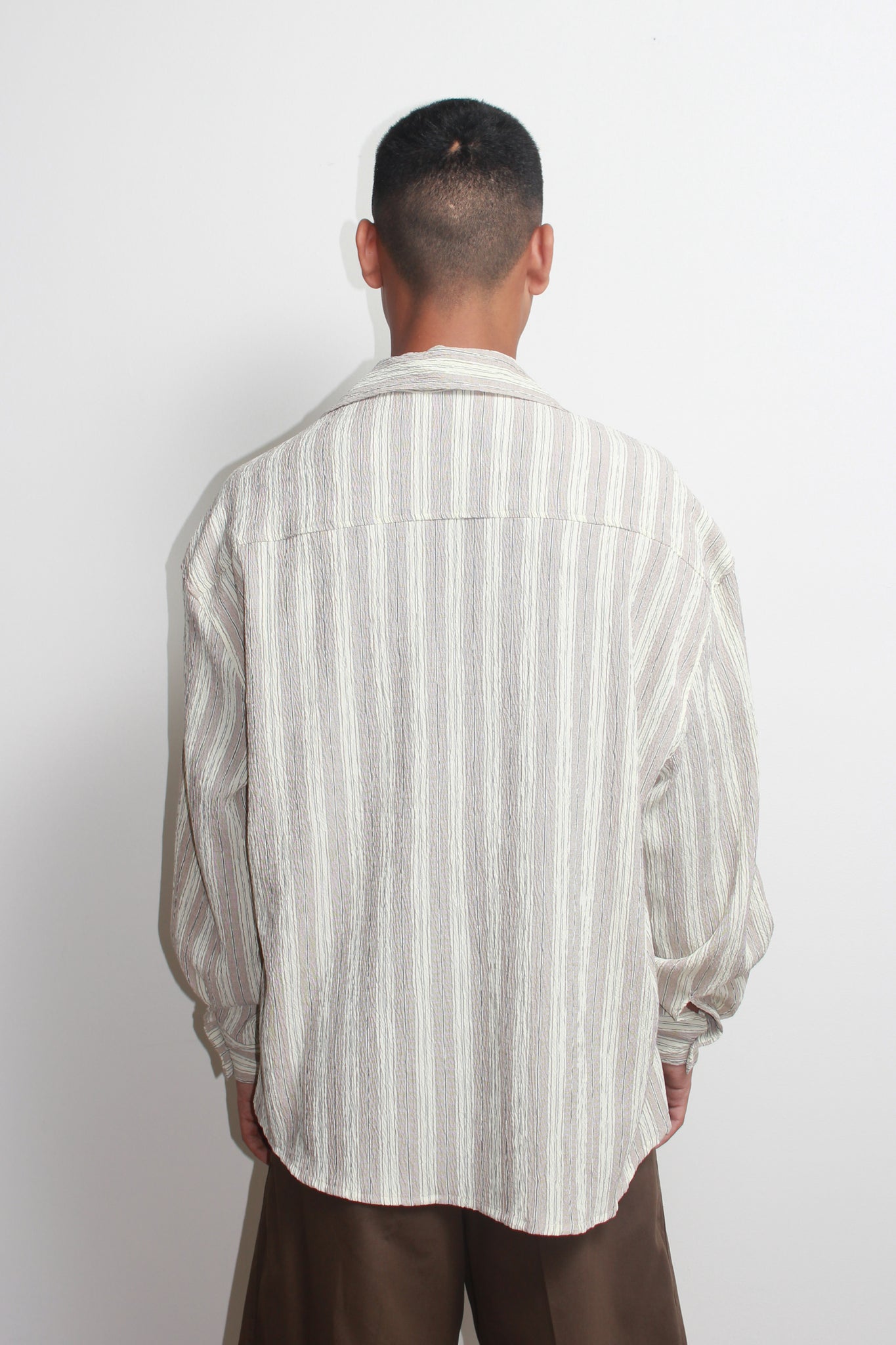 Earth Stripe Seersucker Shirt