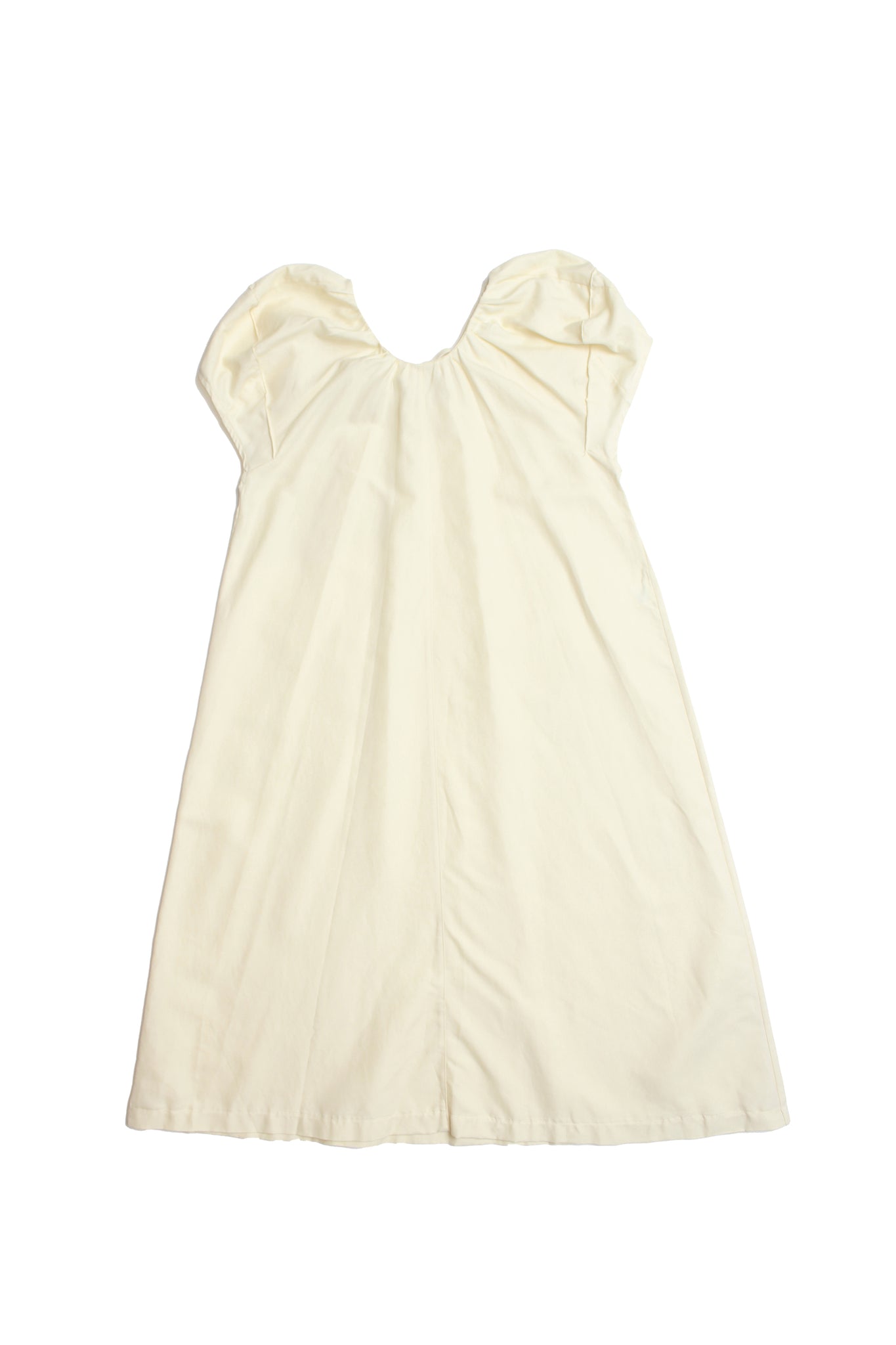 Cap Ballon Sleeve Dress in Butter