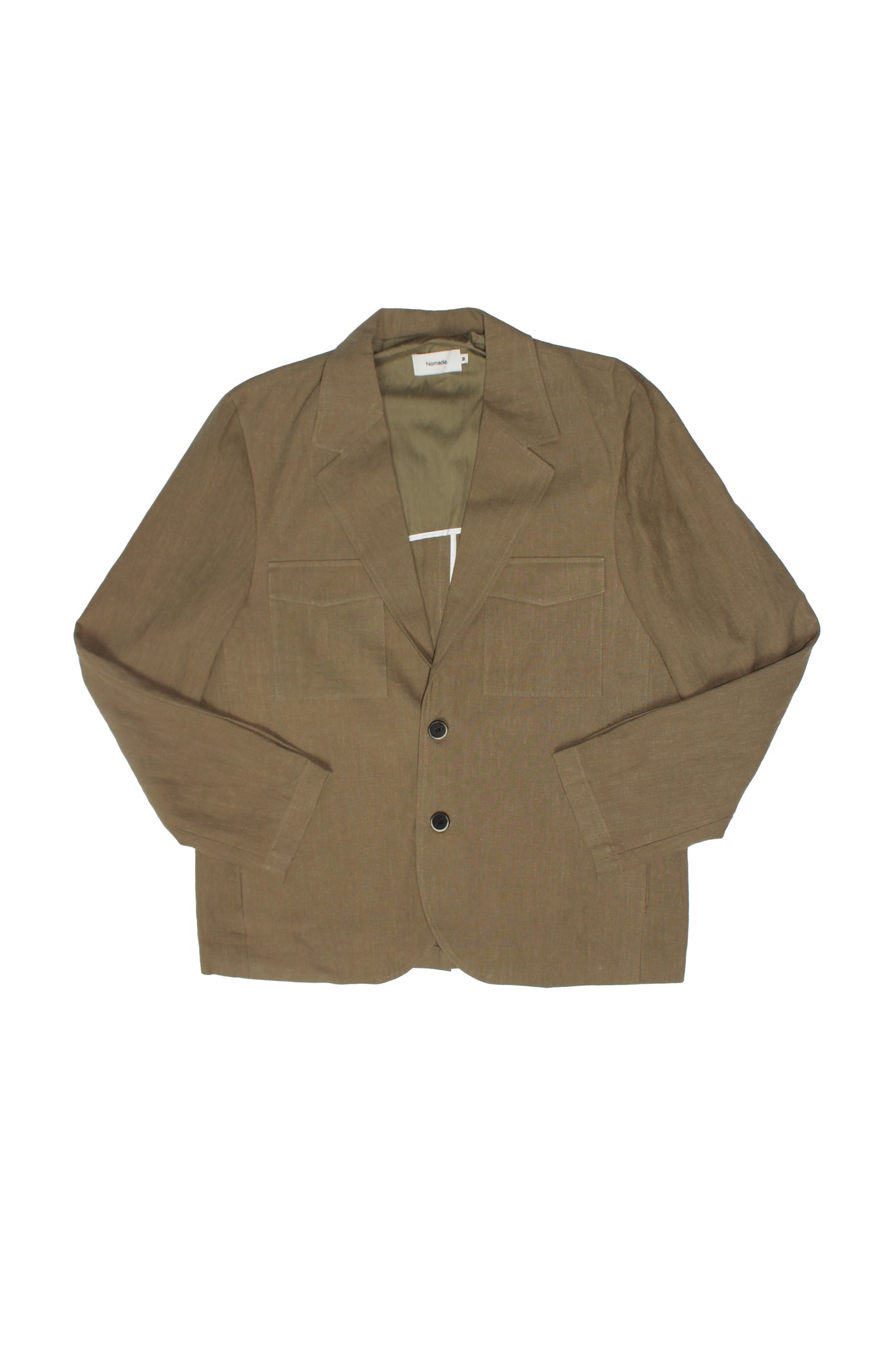 Ever Linen Blazer in Olive